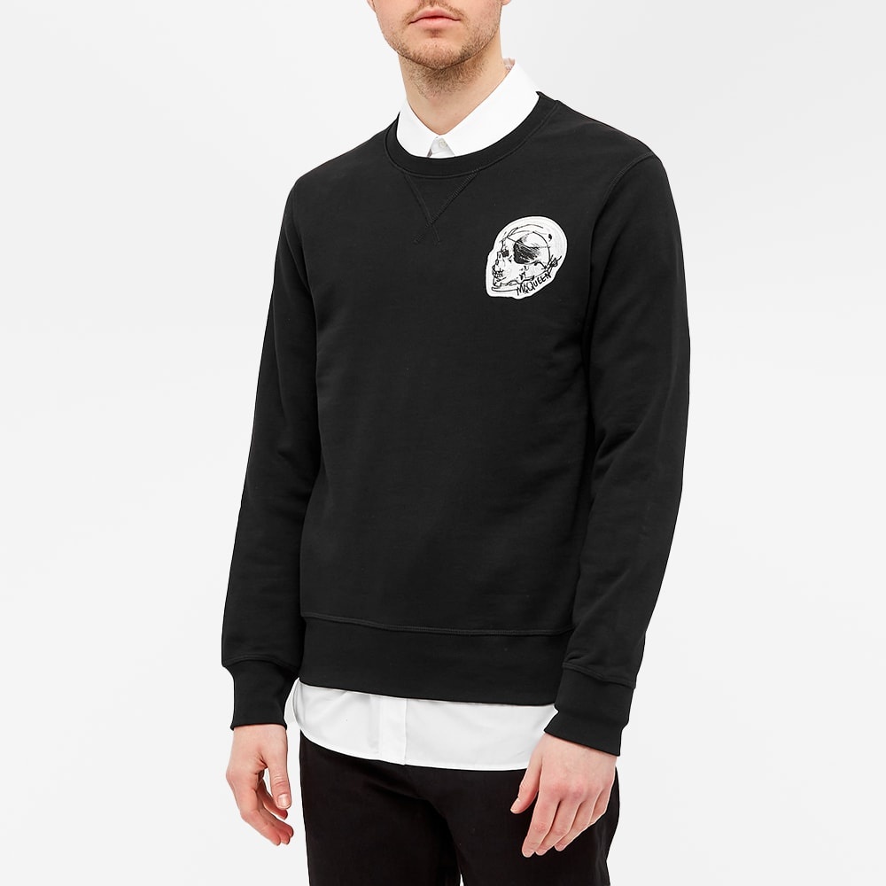 Alexander McQueen Skull Badge Crew Sweat - 4