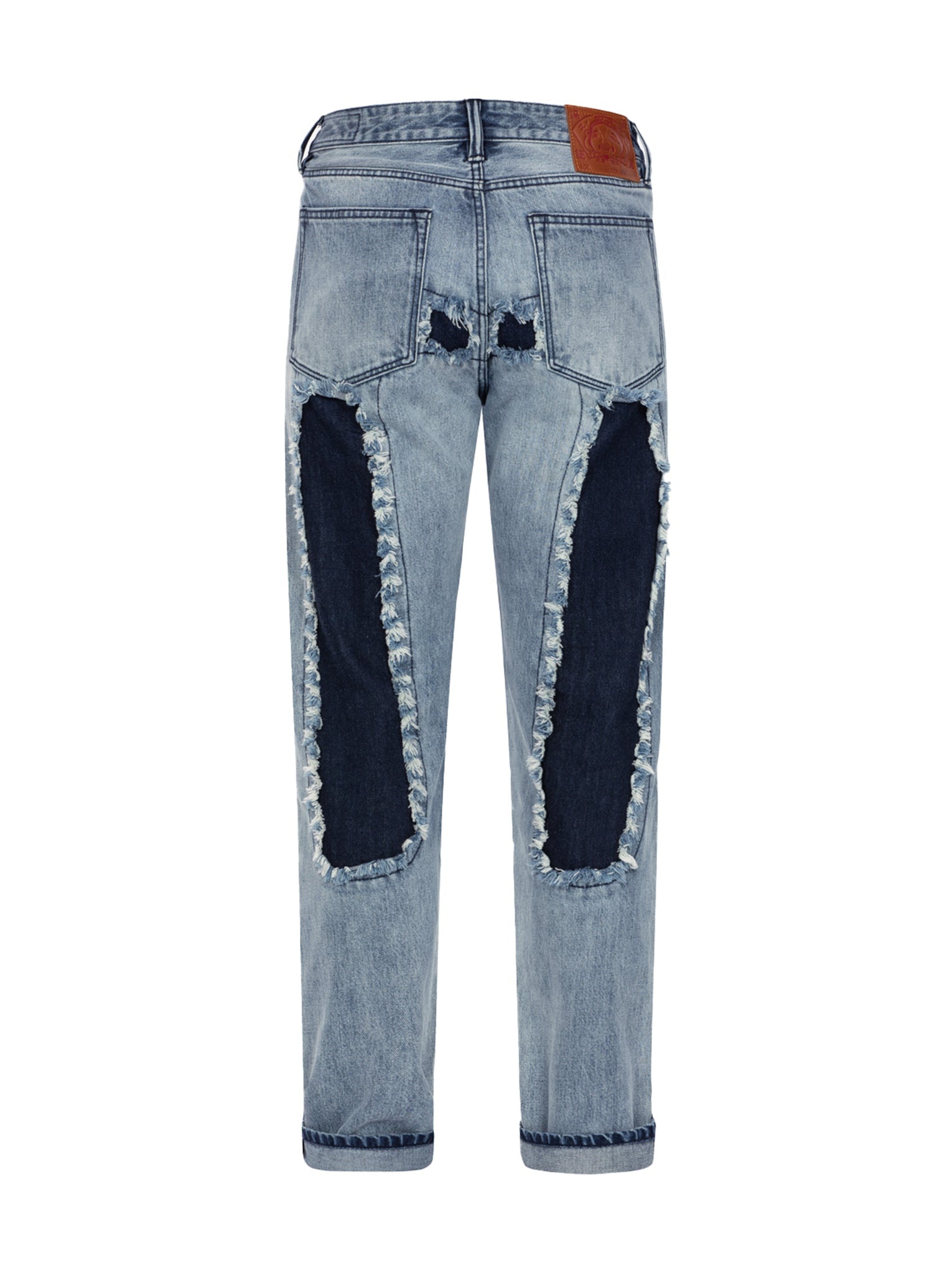 Distressed Daicock Straight Fit Washed Jeans - 15