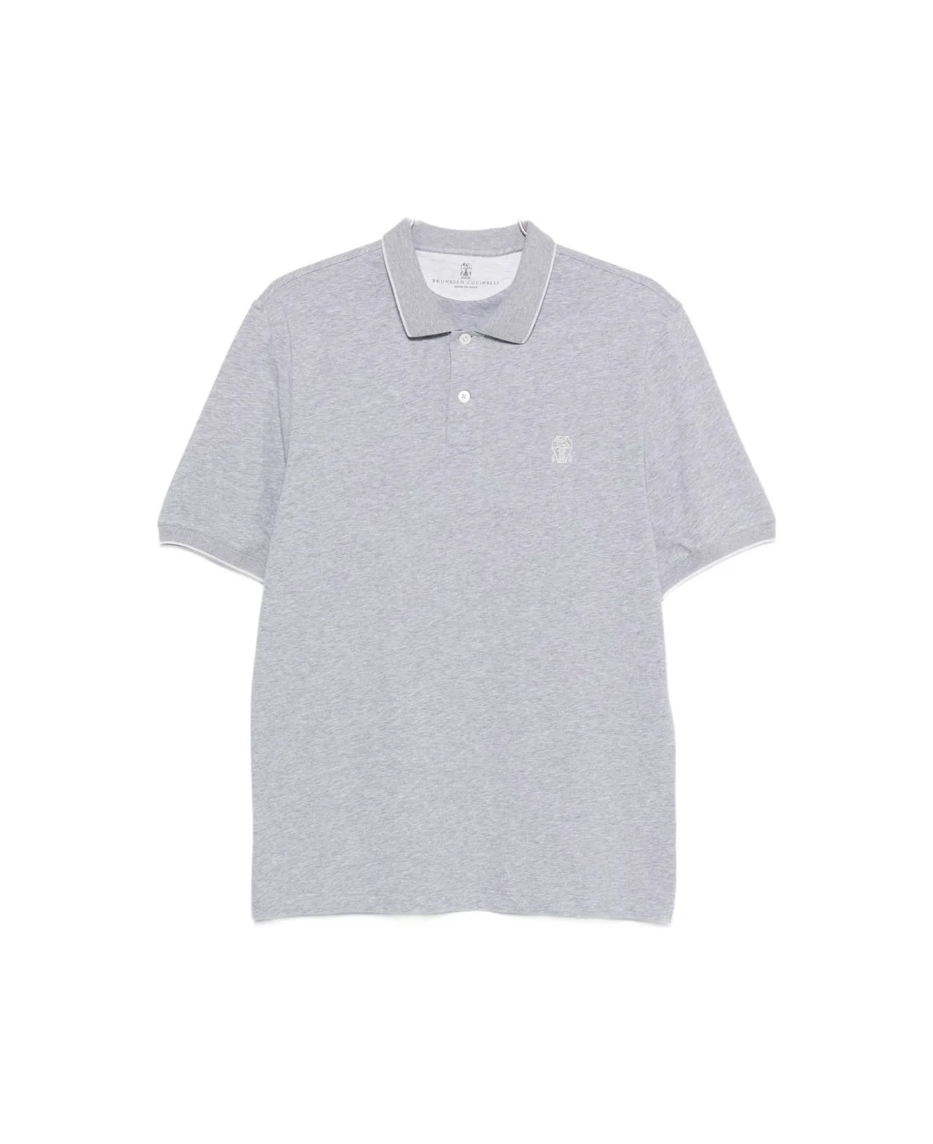Logo Cotton Polo Shirt - 1