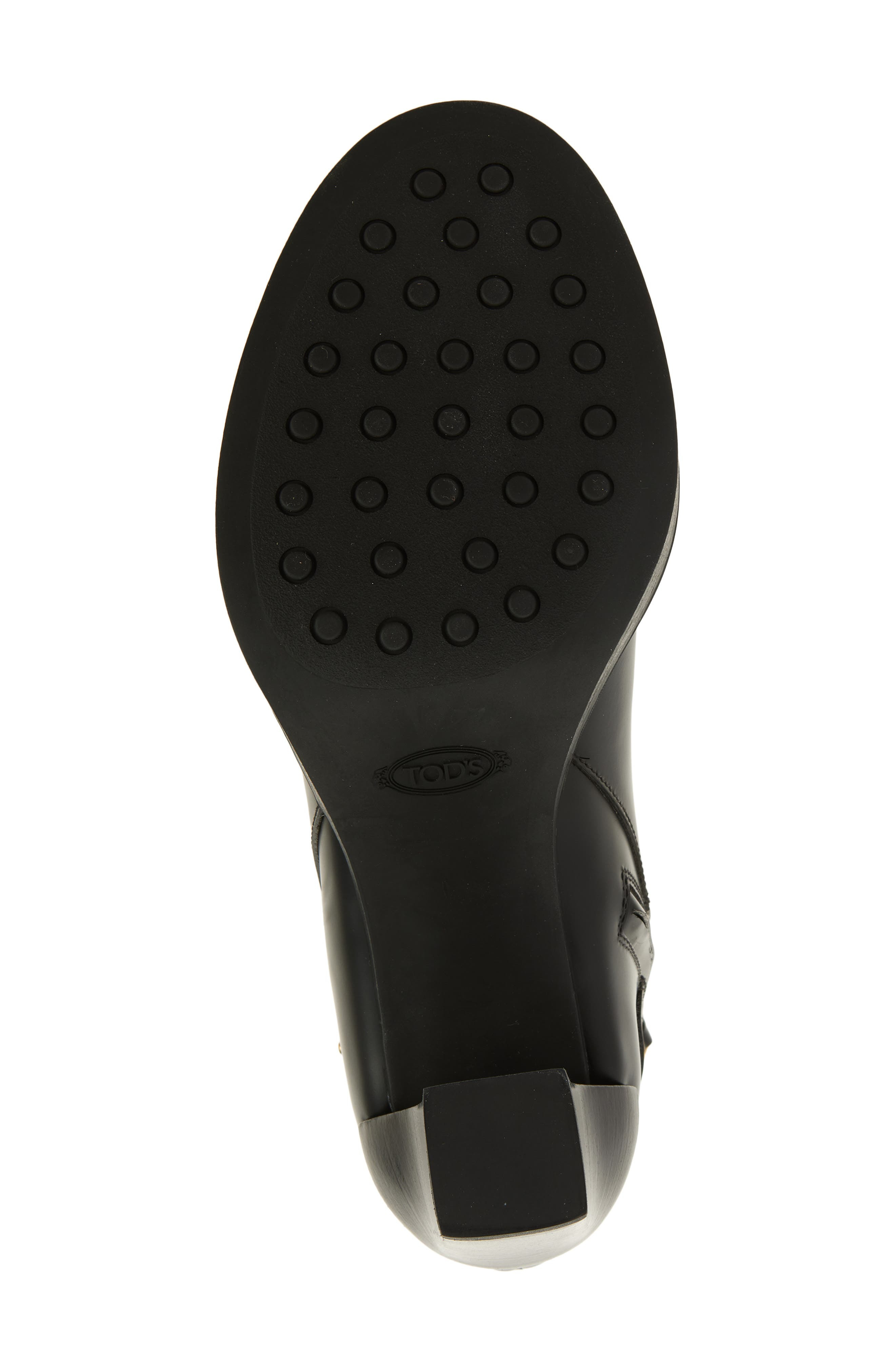 Tod's Bar Block Heel Ankle Boot in Nero at Nordstrom - 6