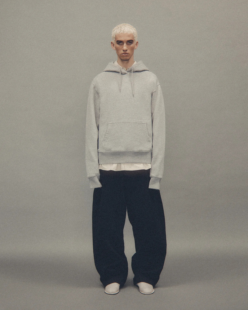 entire studios STANDARD HOOD GREY MARLE outlook