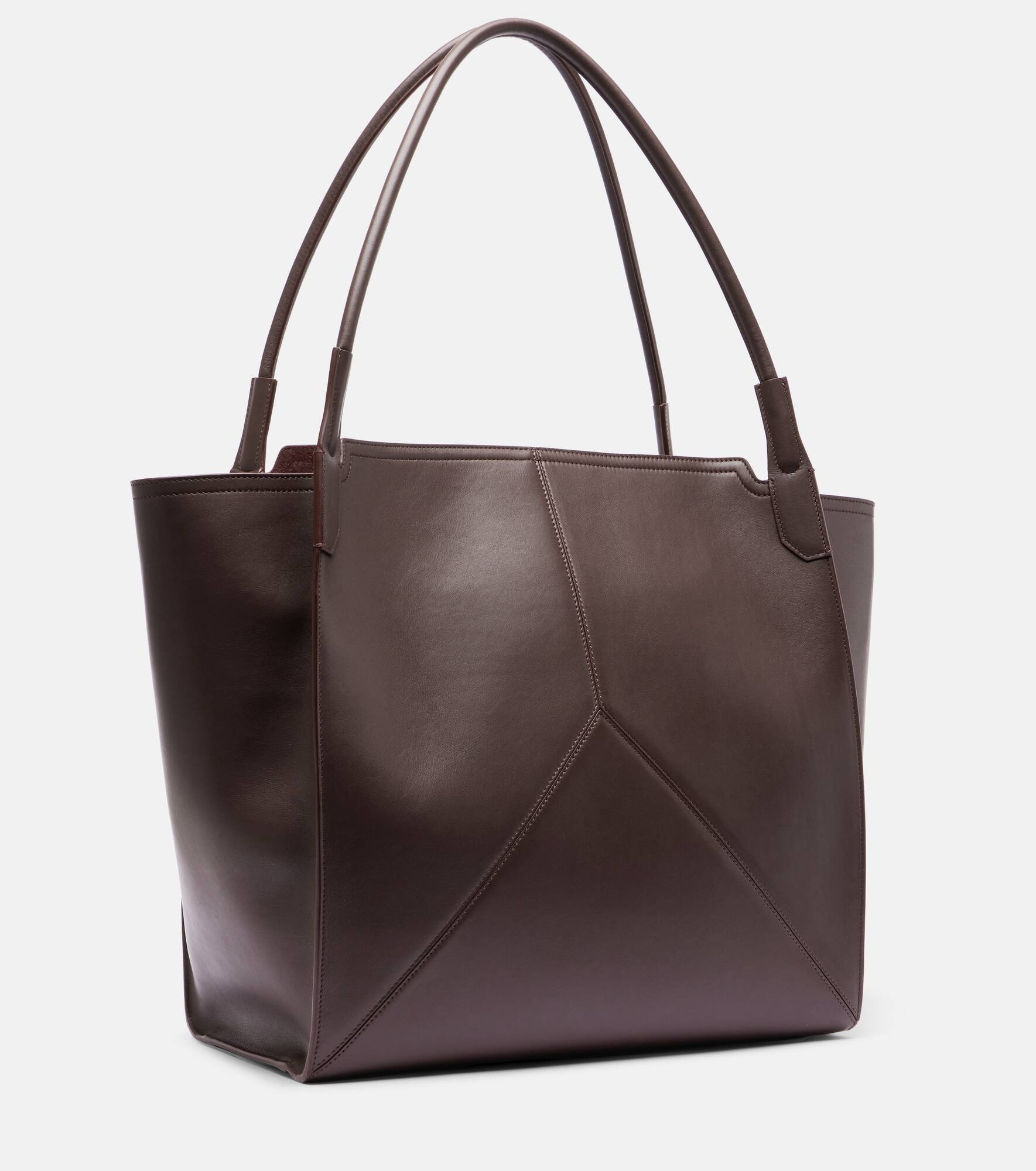 Victoria Large leather tote bag - 4