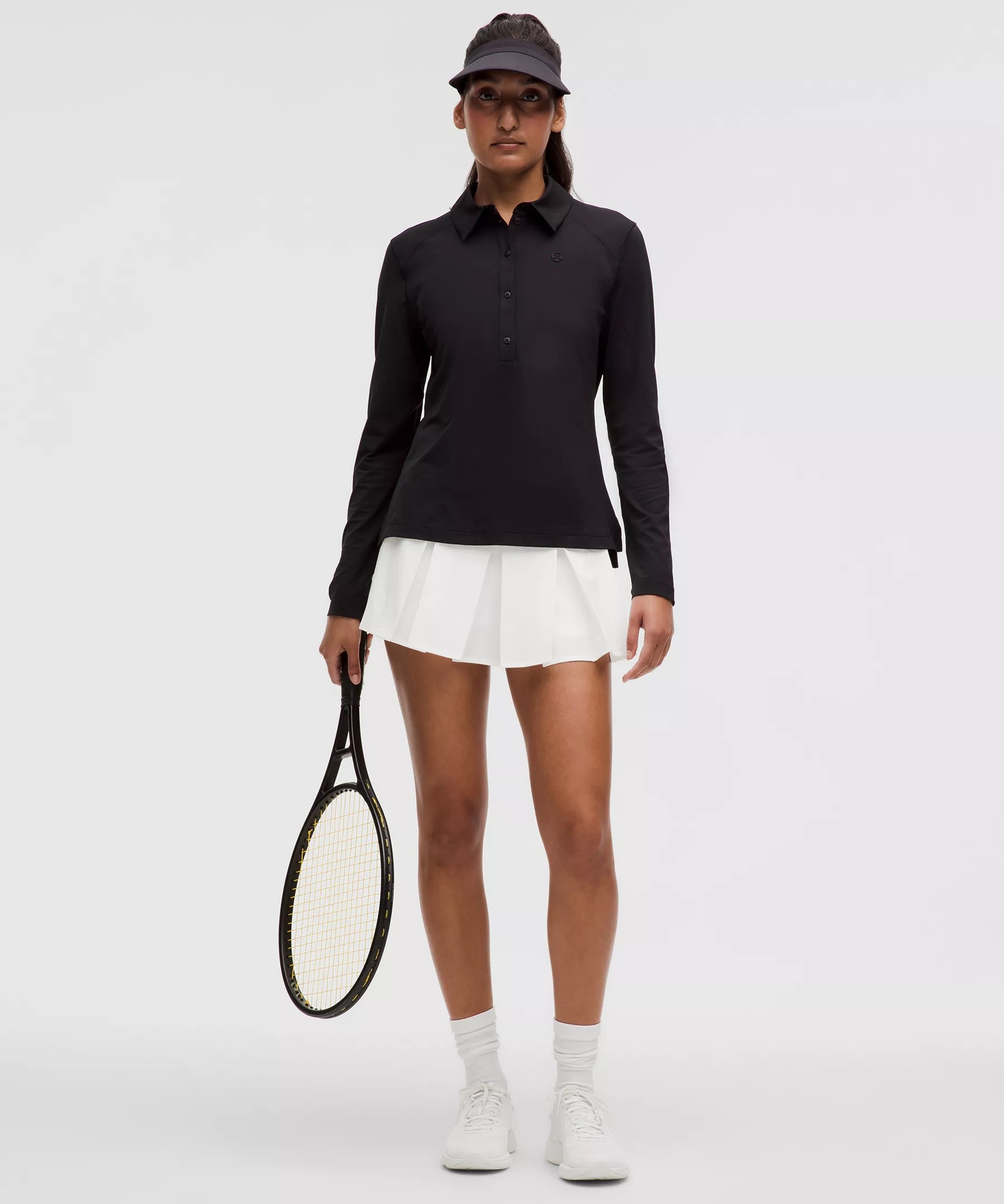 Box-Pleat High-Rise Tennis Skirt - 6