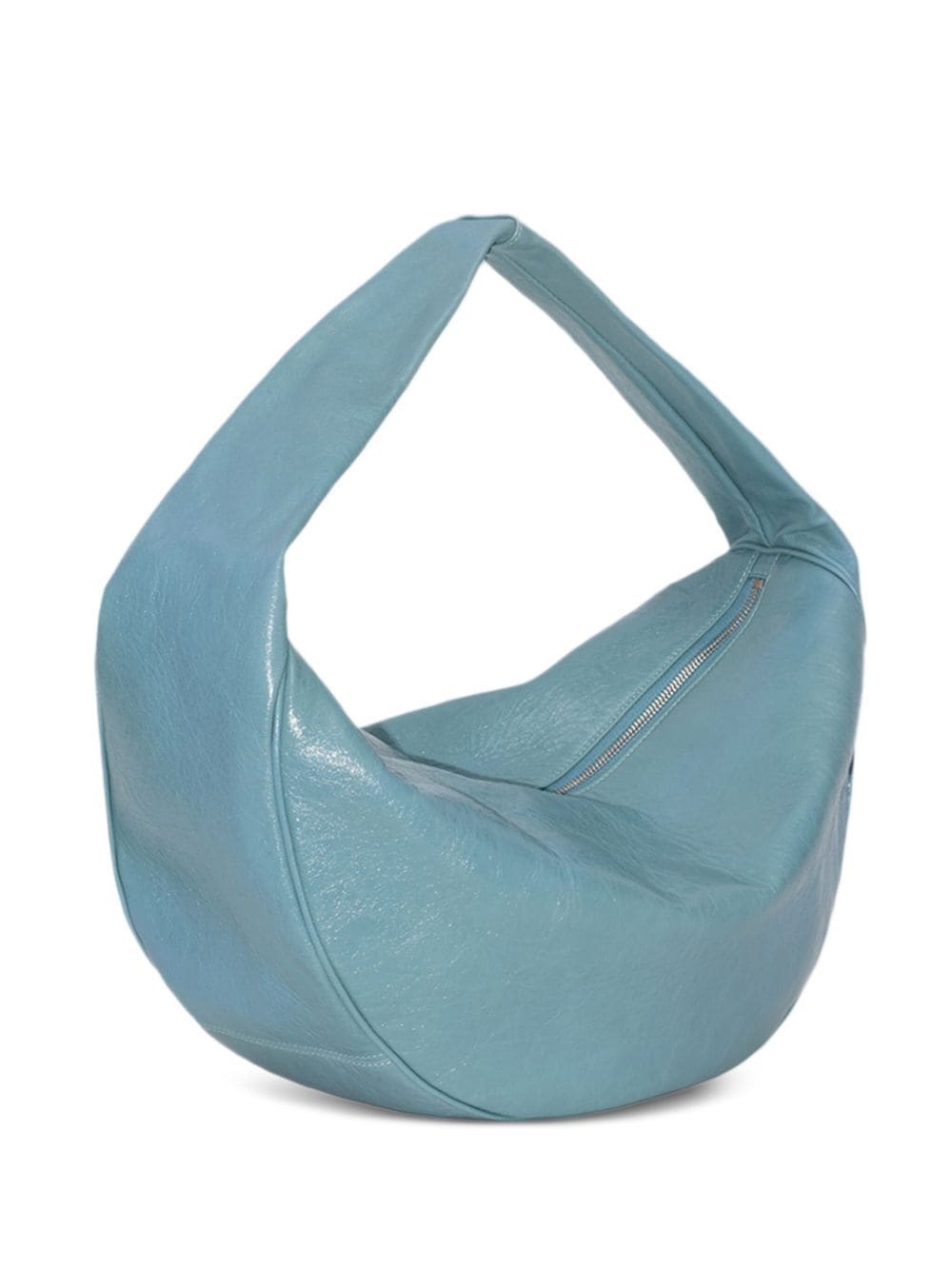 maxi Cush creased leather shoulder bag - 2