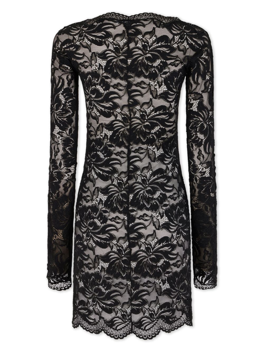 floral-lace minidress - 2