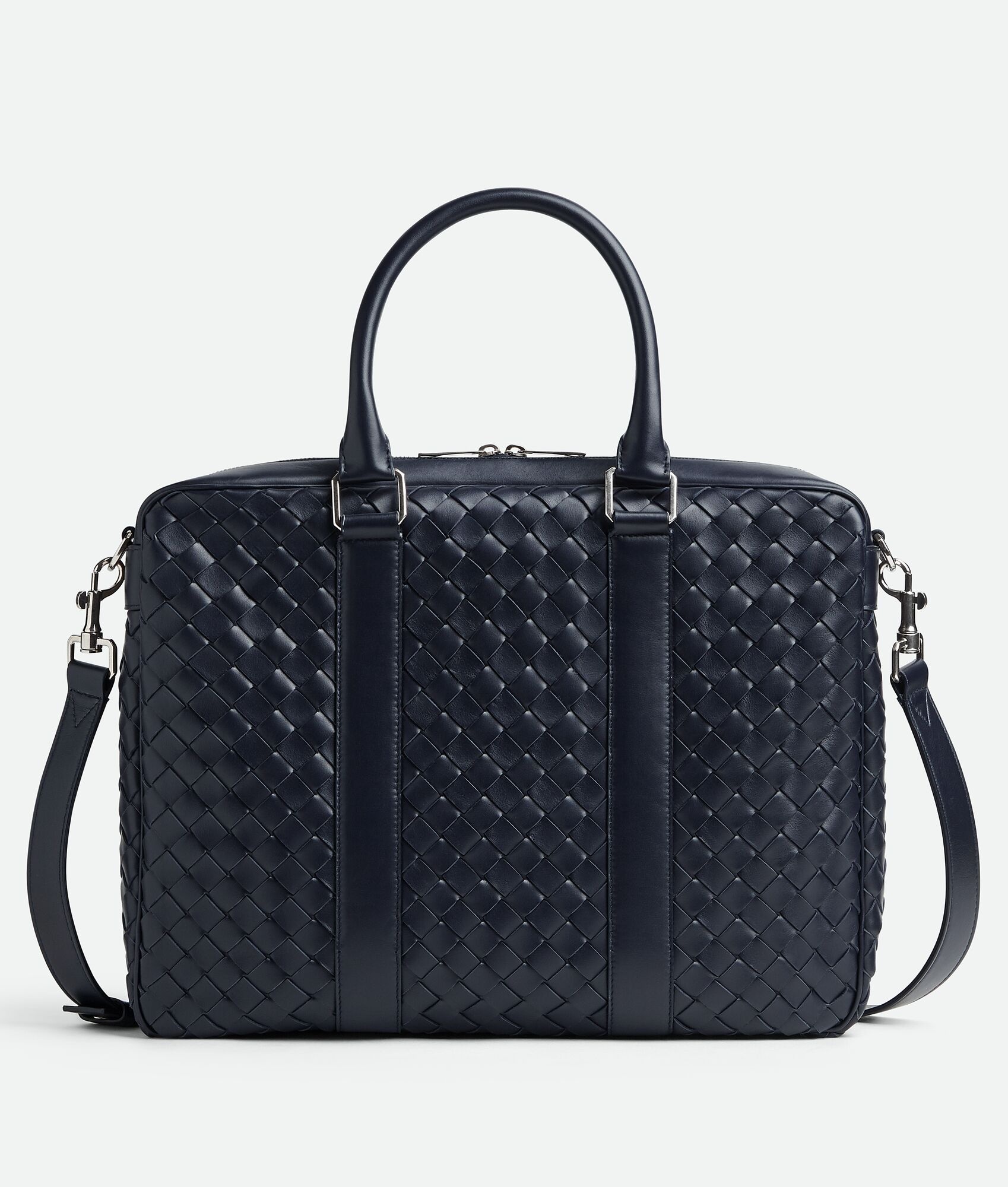 large classic intrecciato briefcase - 1