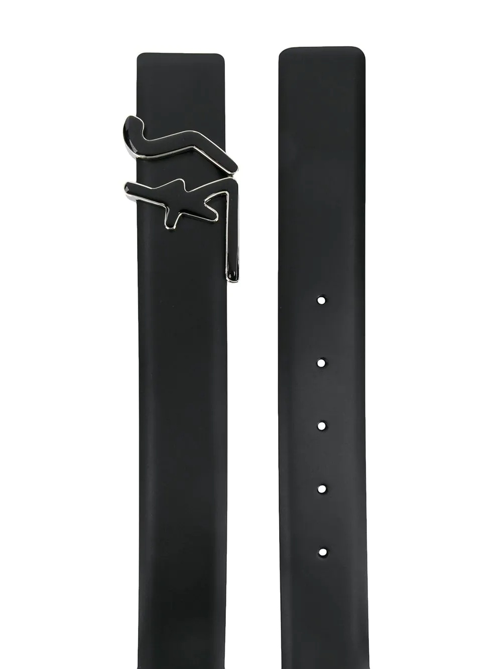 fixed leather belt - 2