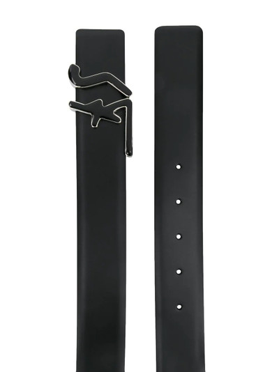 Salvatore Ferragamo fixed leather belt outlook