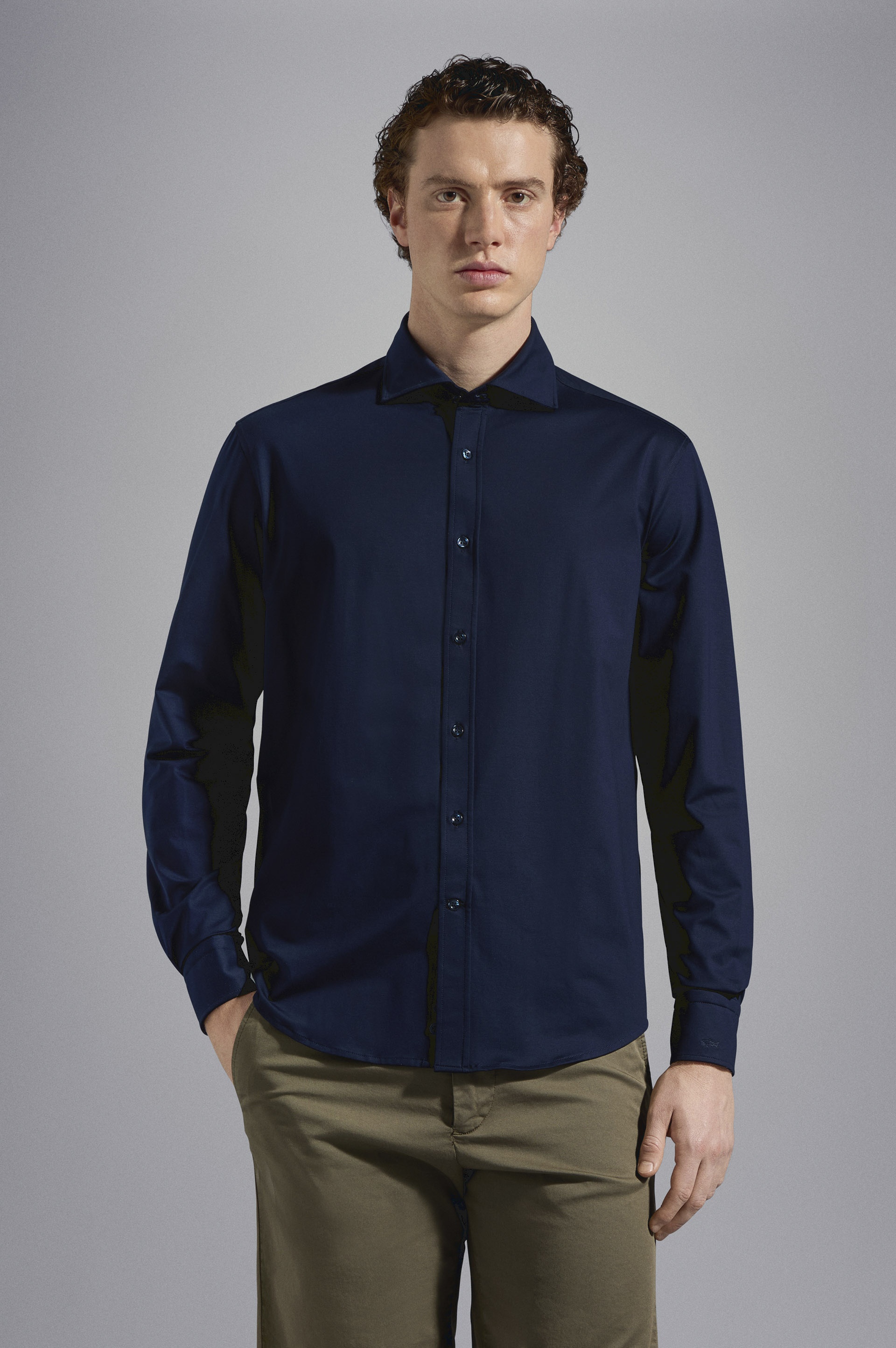 STRETCH COTTON SHIRT - 6
