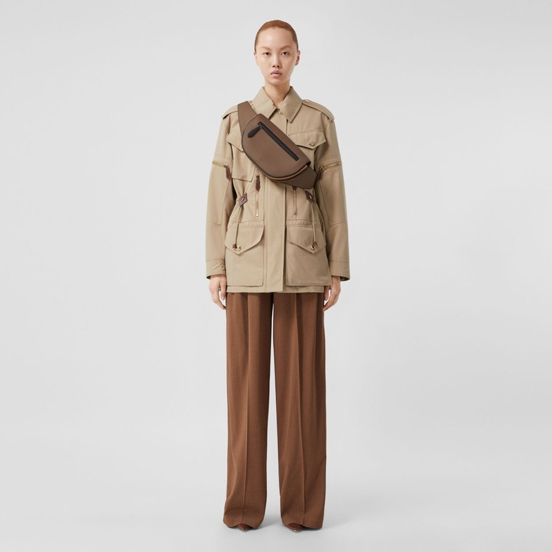 Small Tri-tone Leather Olympia Bum Bag 7