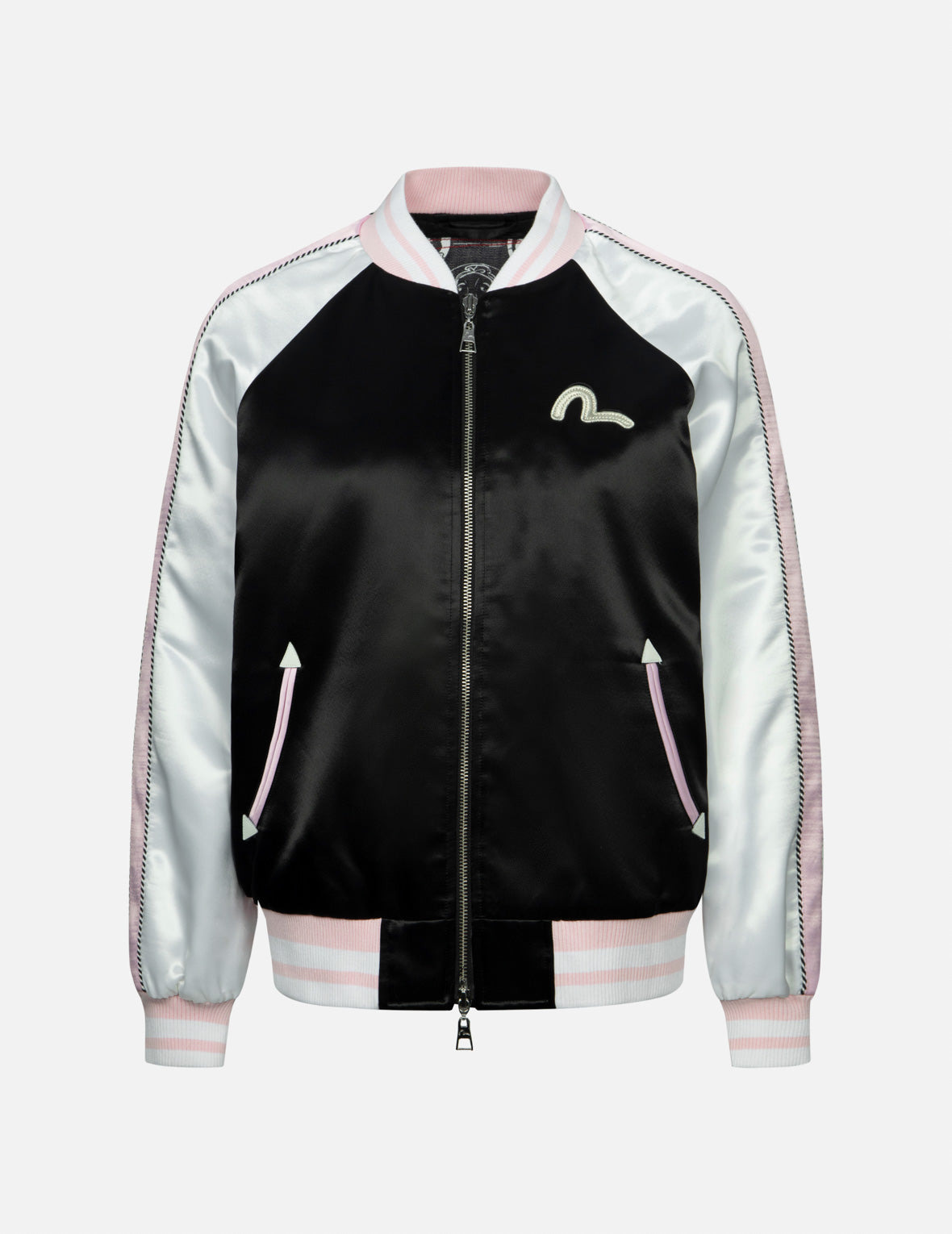 LOGO EMBROIDERY LOOSE FIT SOUVENIR JACKET - 2