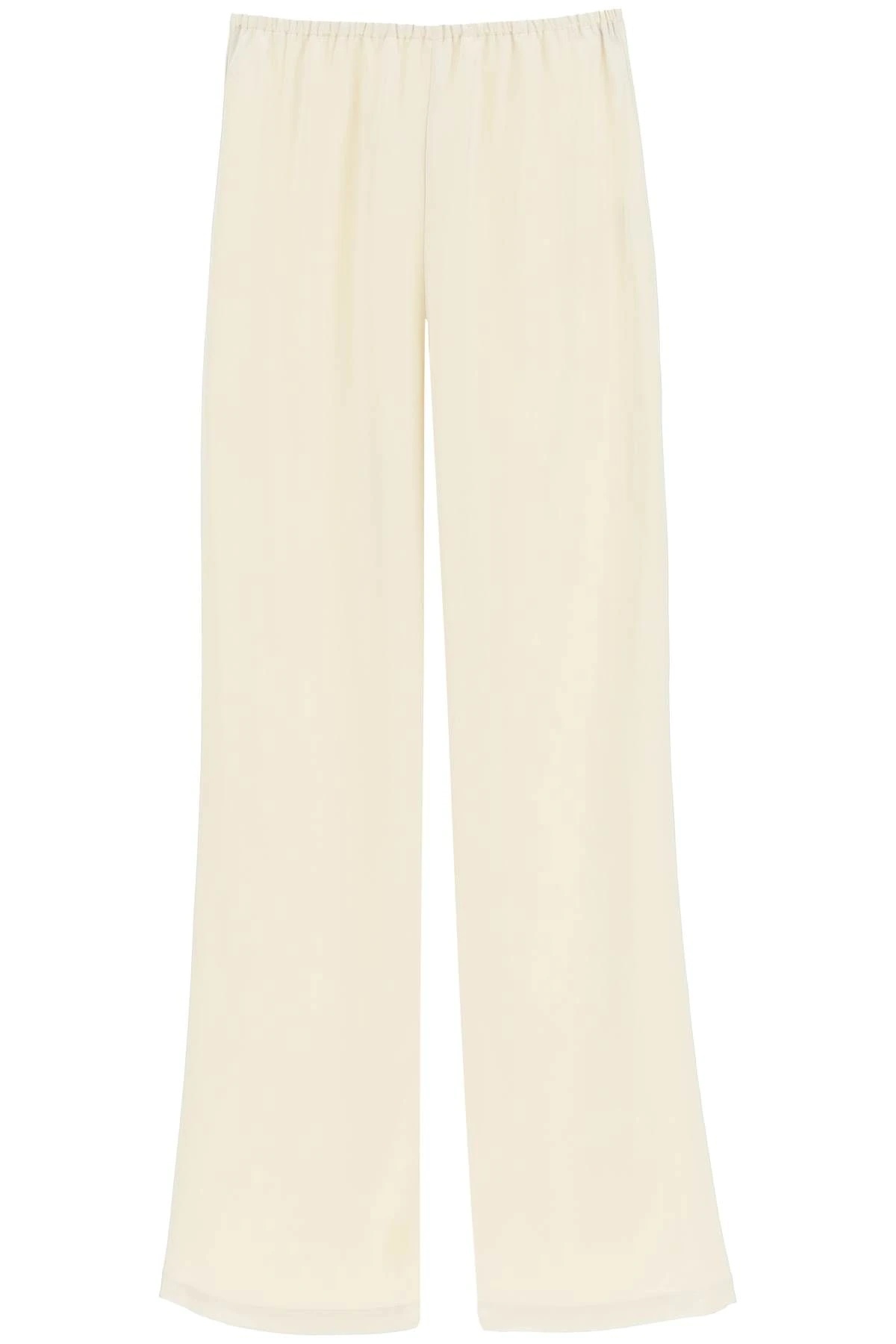 WIDE LEG SATIN TROUSERS - 1