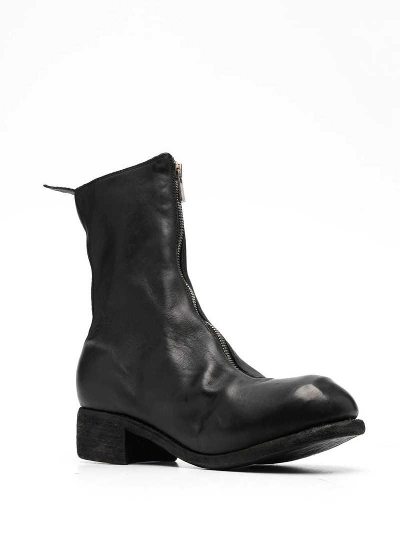 Guidi 50mm zip-up ankle boots outlook