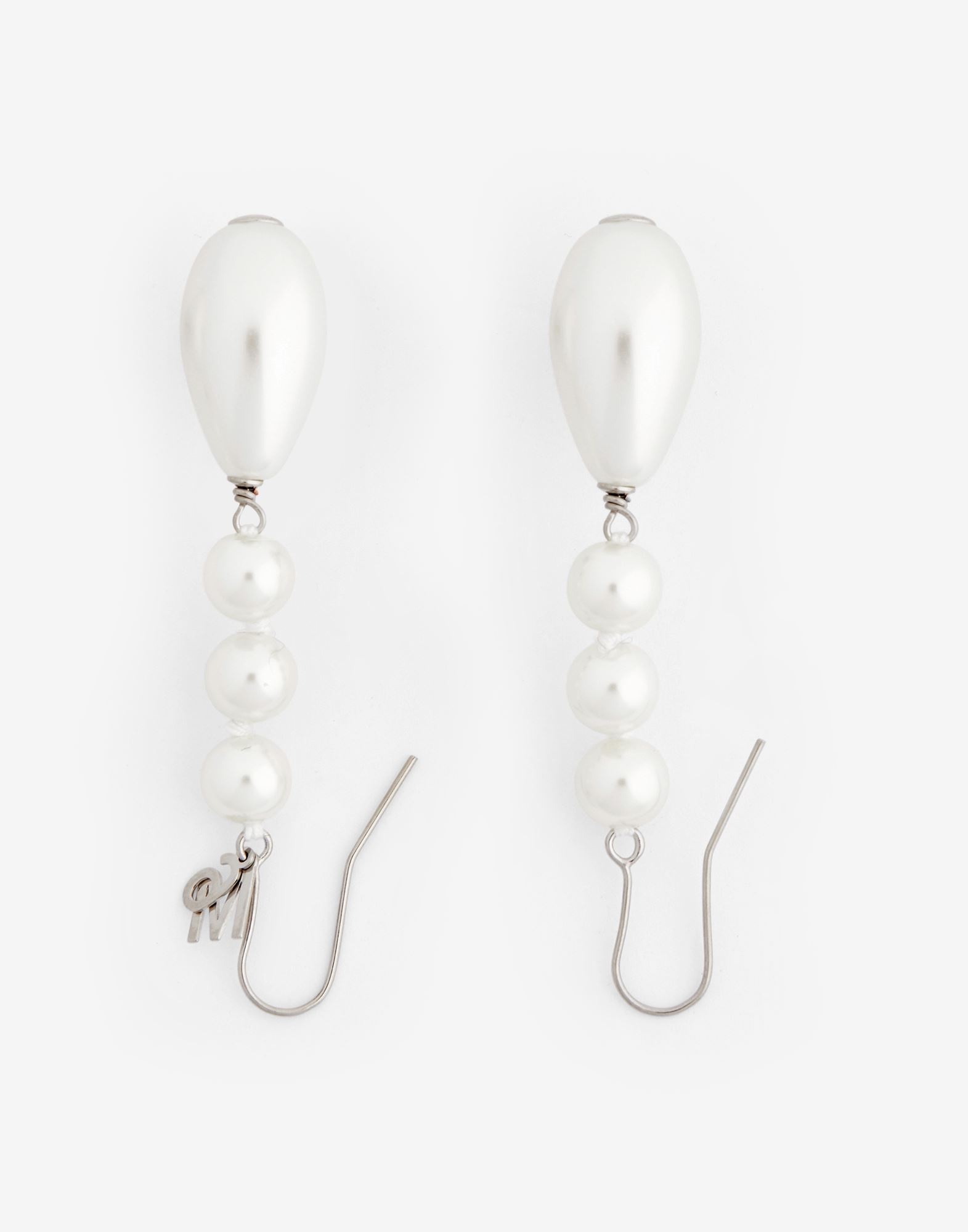 Faux pearl earrings - 1