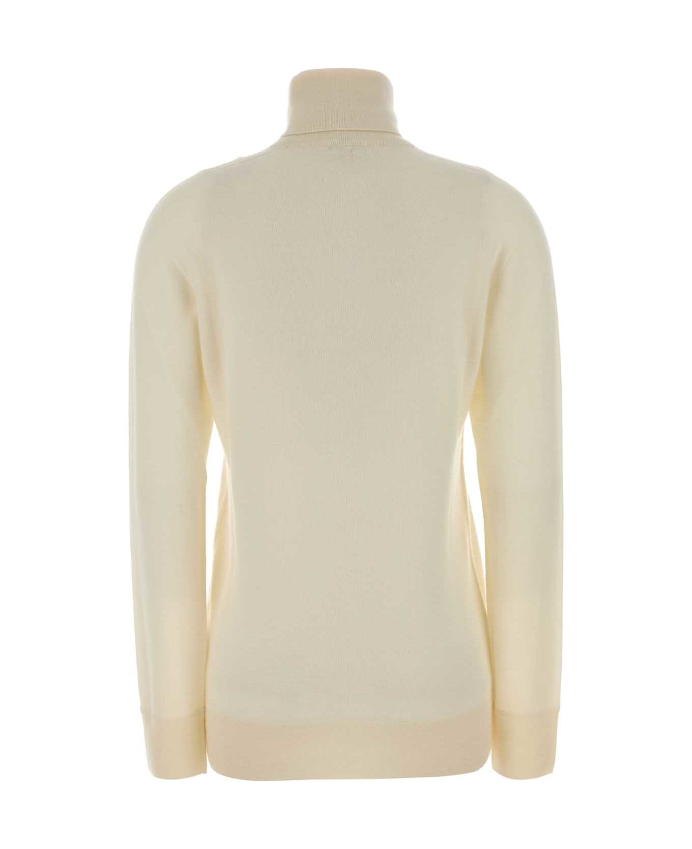 Ivory Cashmere Lizzy Sweater - 2