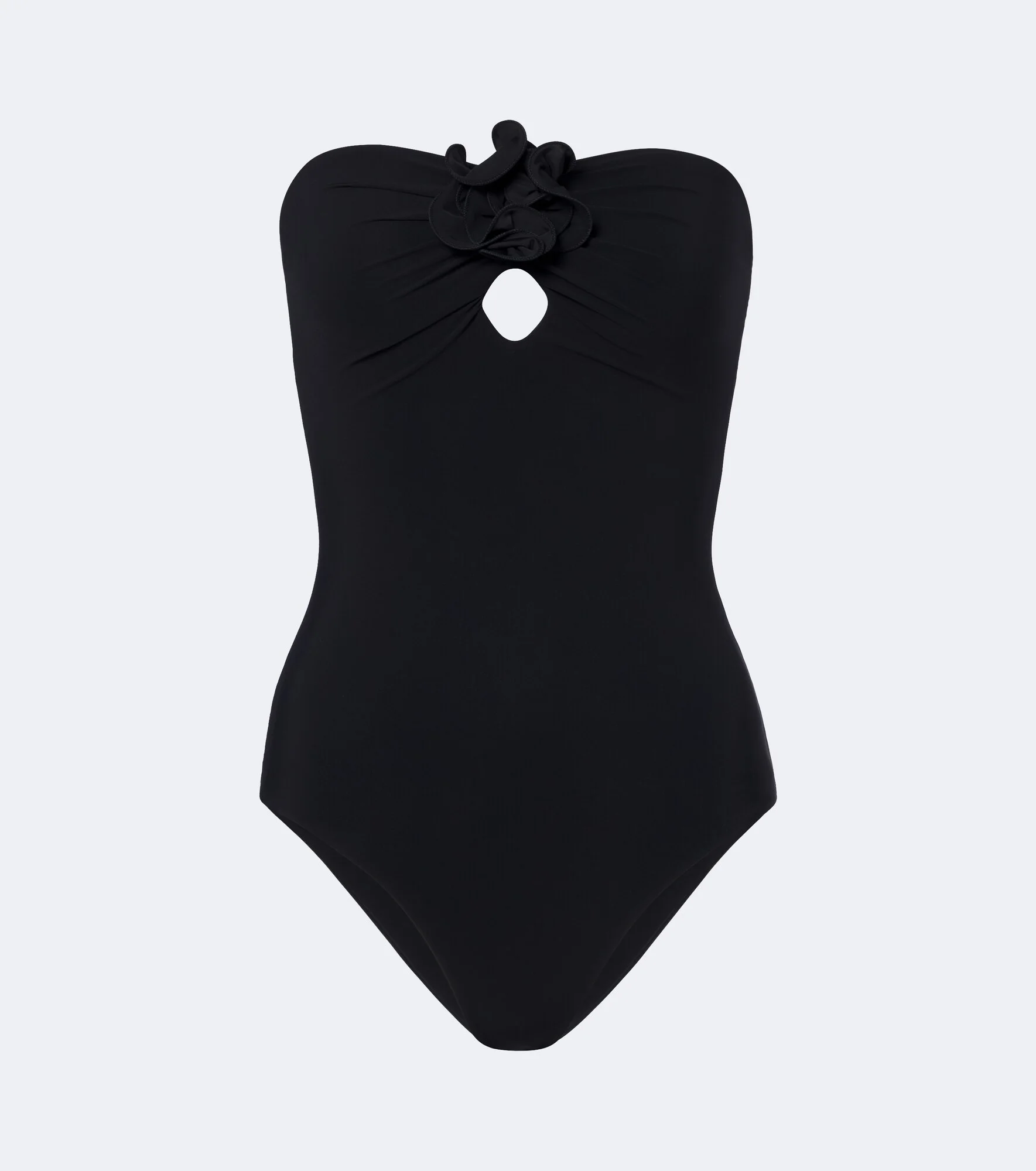 Floral-appliqué swimsuit - 1