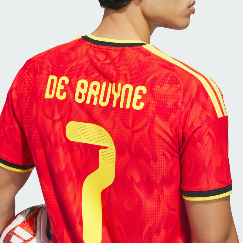 Belgium 26 Home De Bruyne Authentic Jersey 6