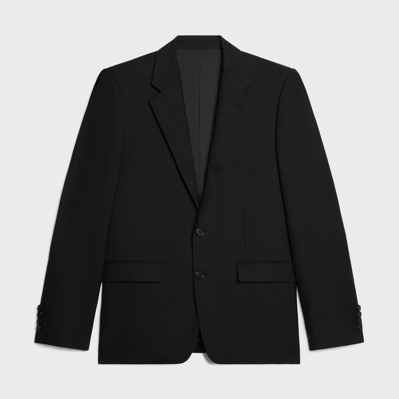 classic jacket IN wool gabardine 1