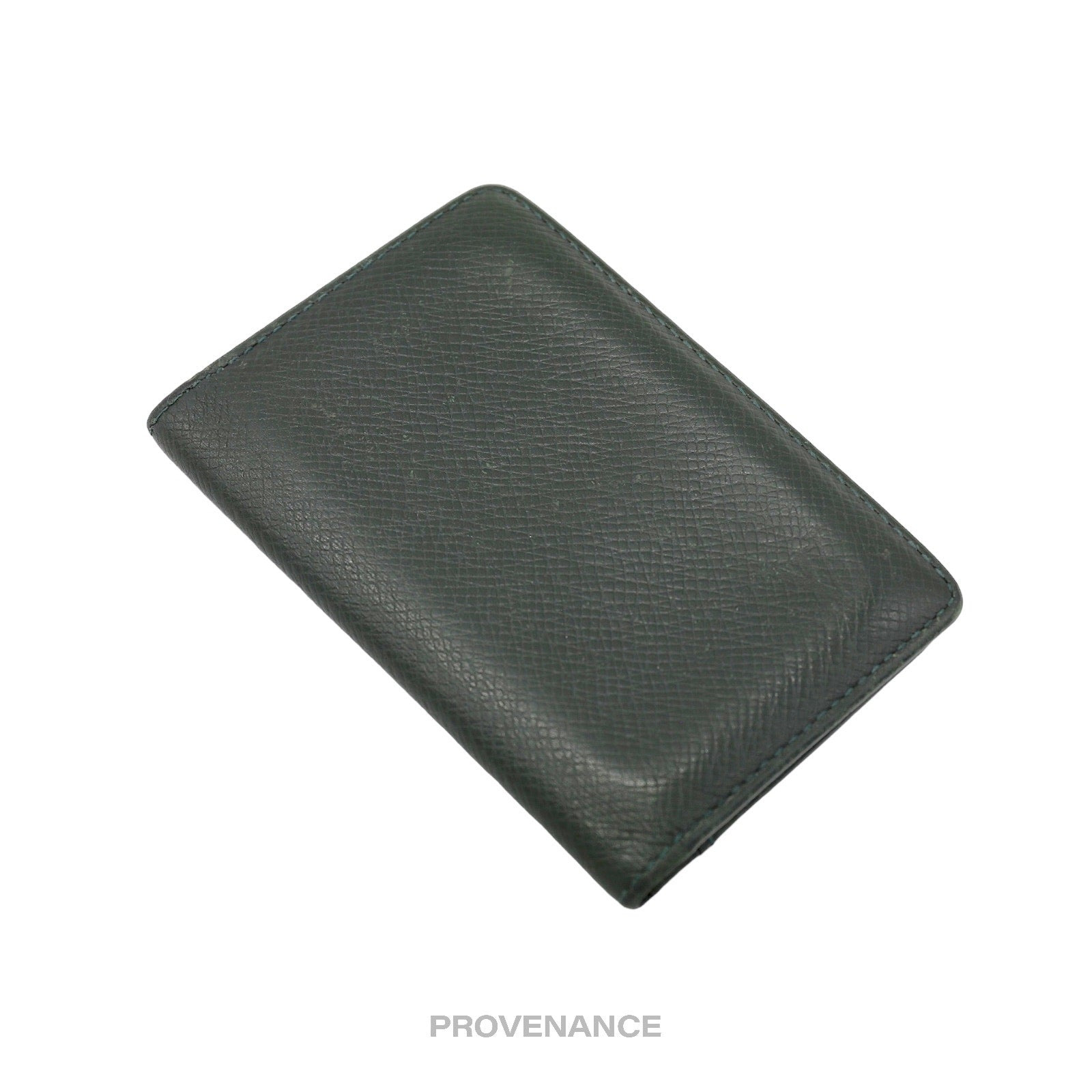 Louis Vuitton Pocket Organizer Wallet - Taiga Epicea Leather - 4