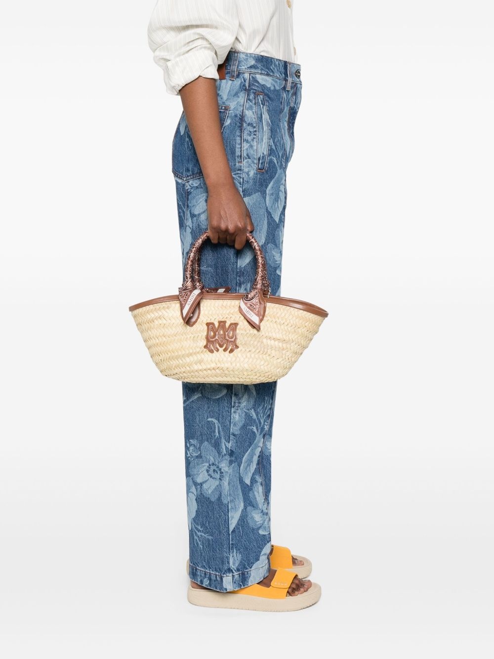 MA raffia tote bag - 2