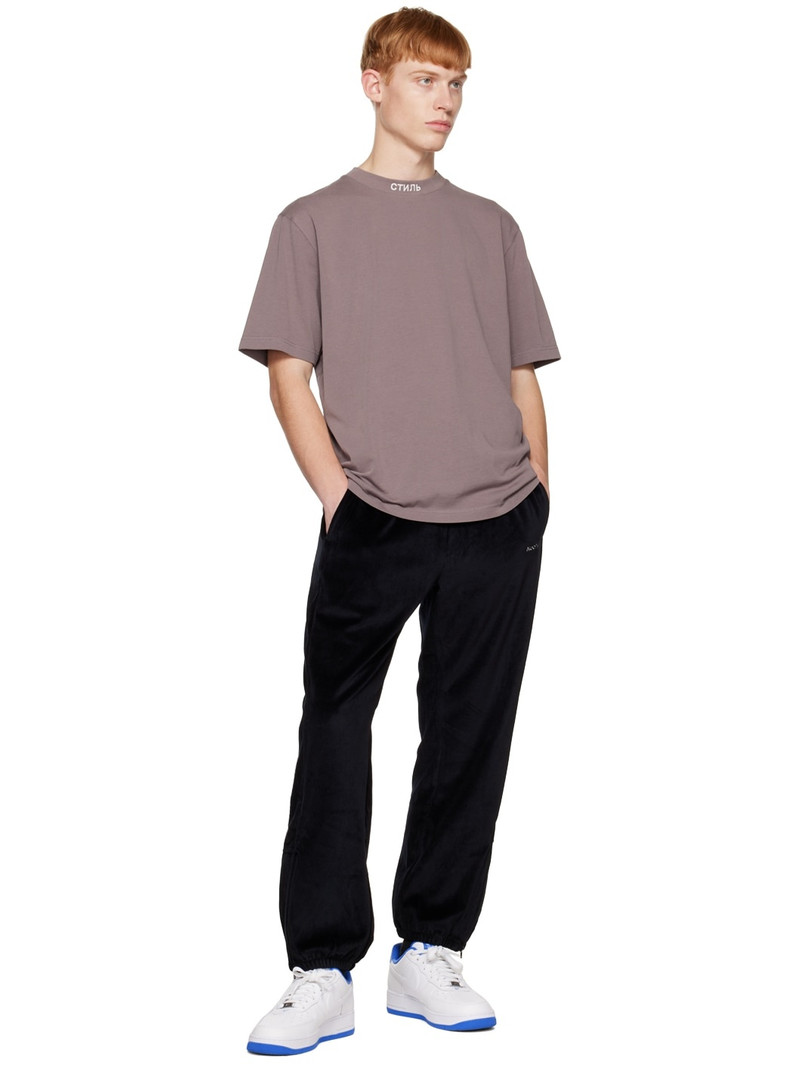 Heron Preston embroidered-logo 승무원 목 티셔츠 outlook