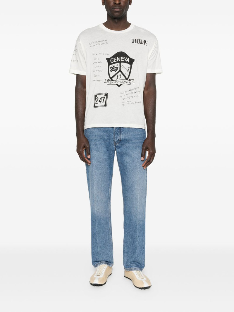 BODE Camp Crest graphic-print  T-shirt outlook