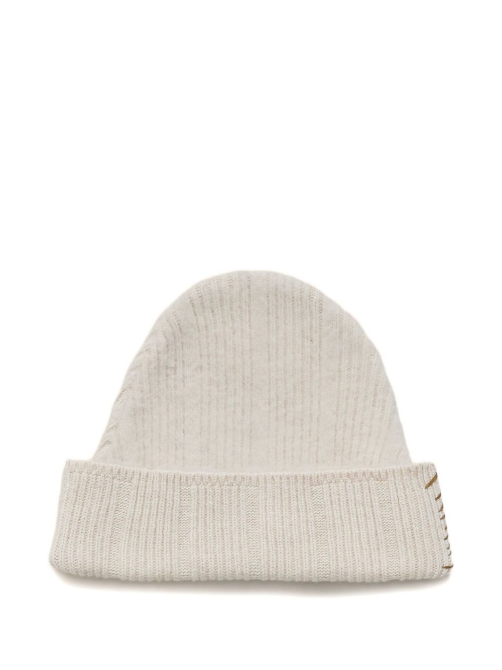 ribbed knit beanie - 2