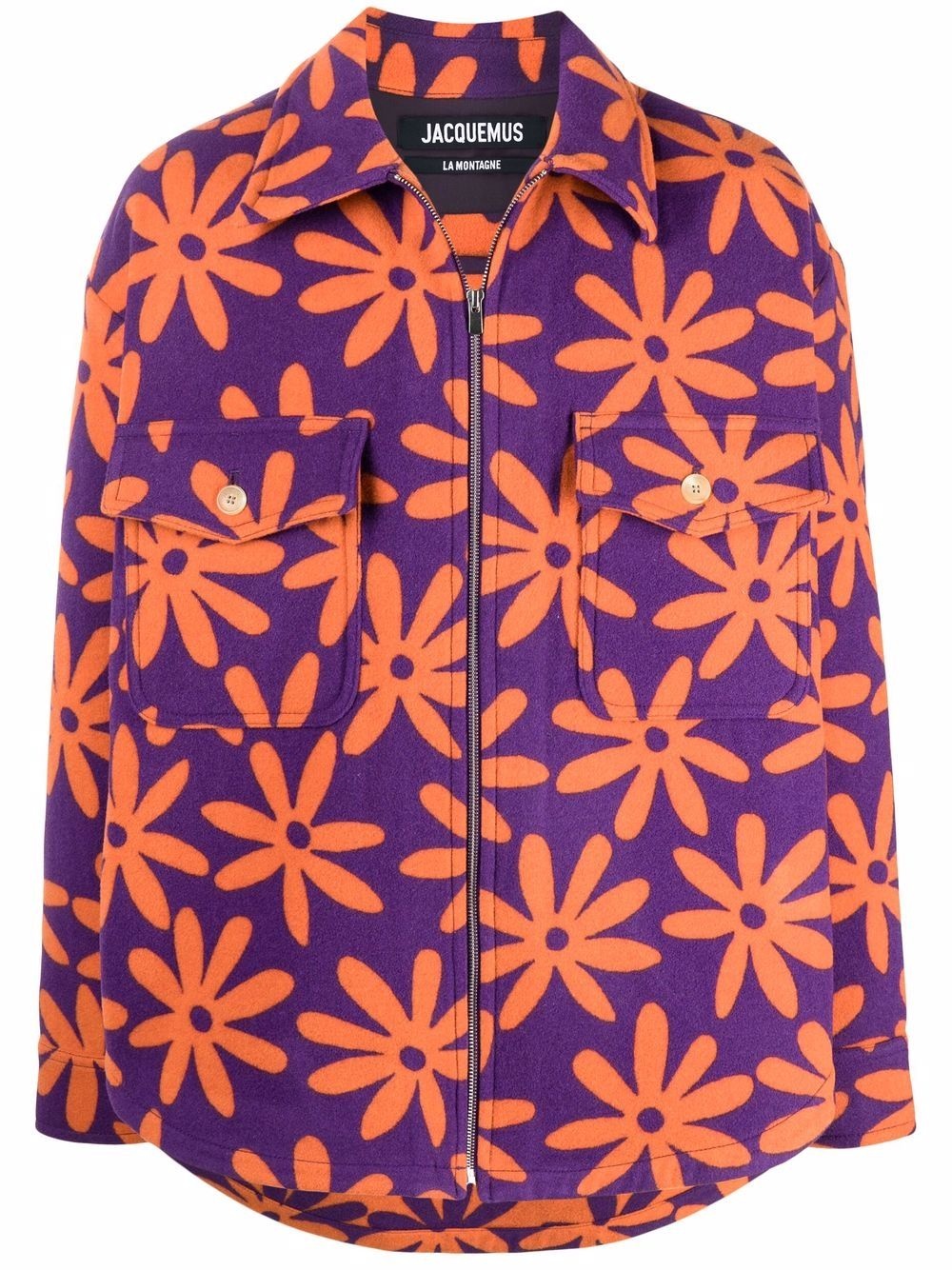 Le Montagne floral-print coat - 1