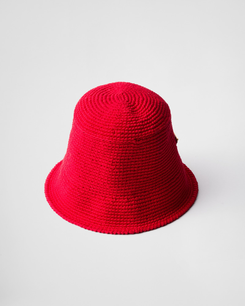 Prada Crochet bucket hat outlook