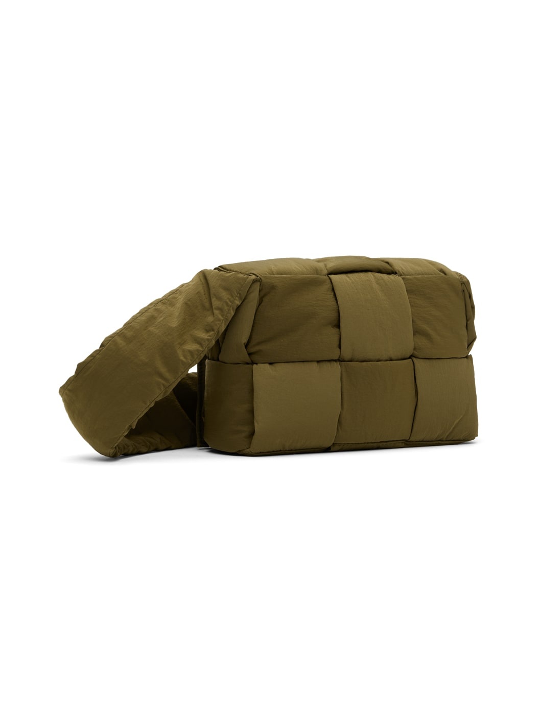 Khaki Small Tech Cassette Messenger Bag - 3