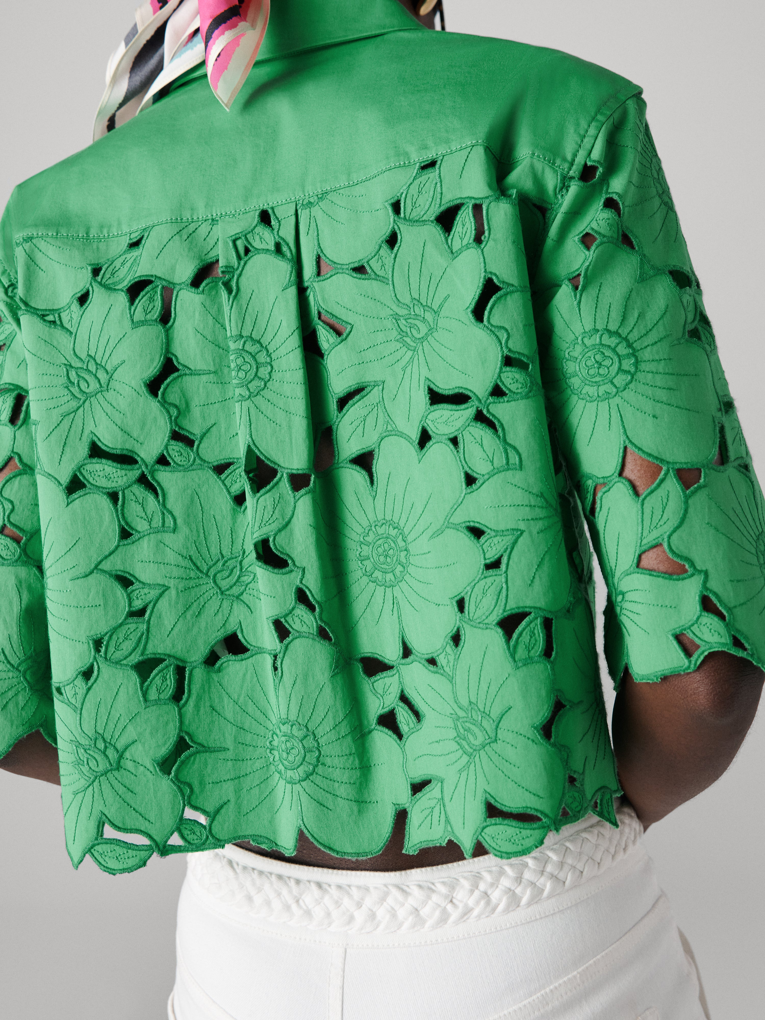 Joan Cotton Poplin Top - 4