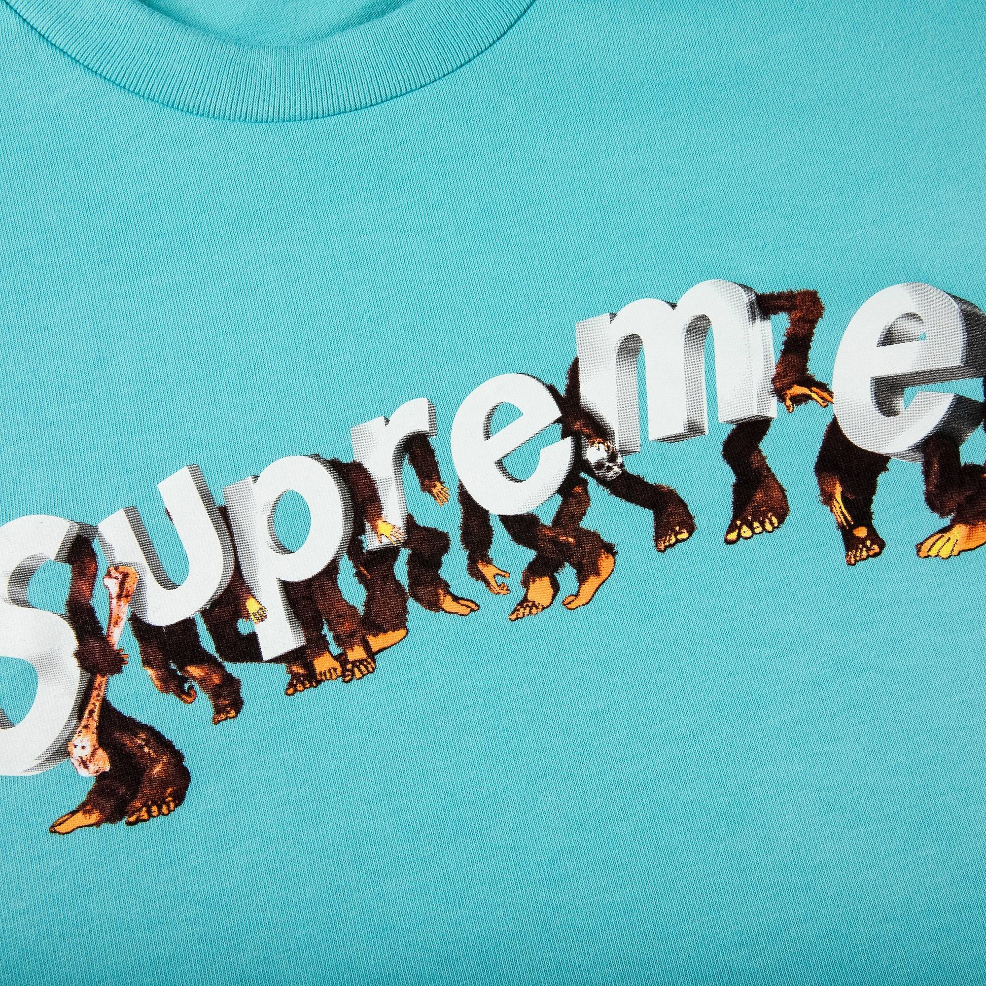 Supreme Supreme Apes Tee 'Light Teal' | REVERSIBLE