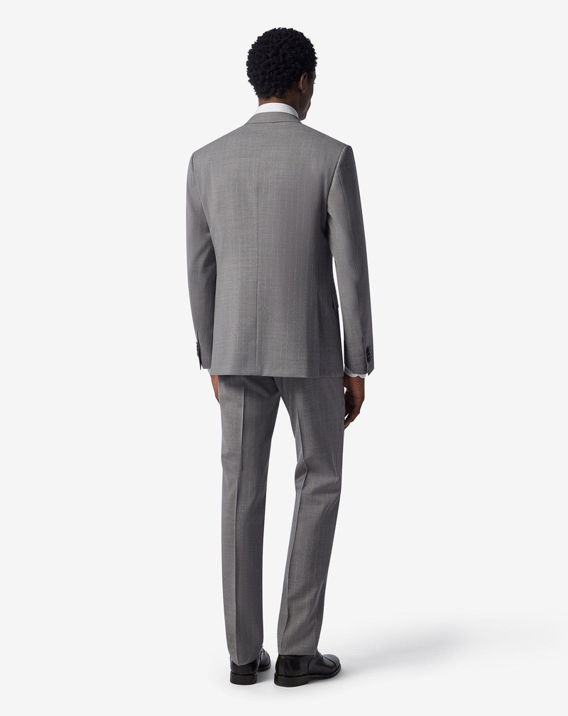 Grey wool and linen suit with waistcoat 3