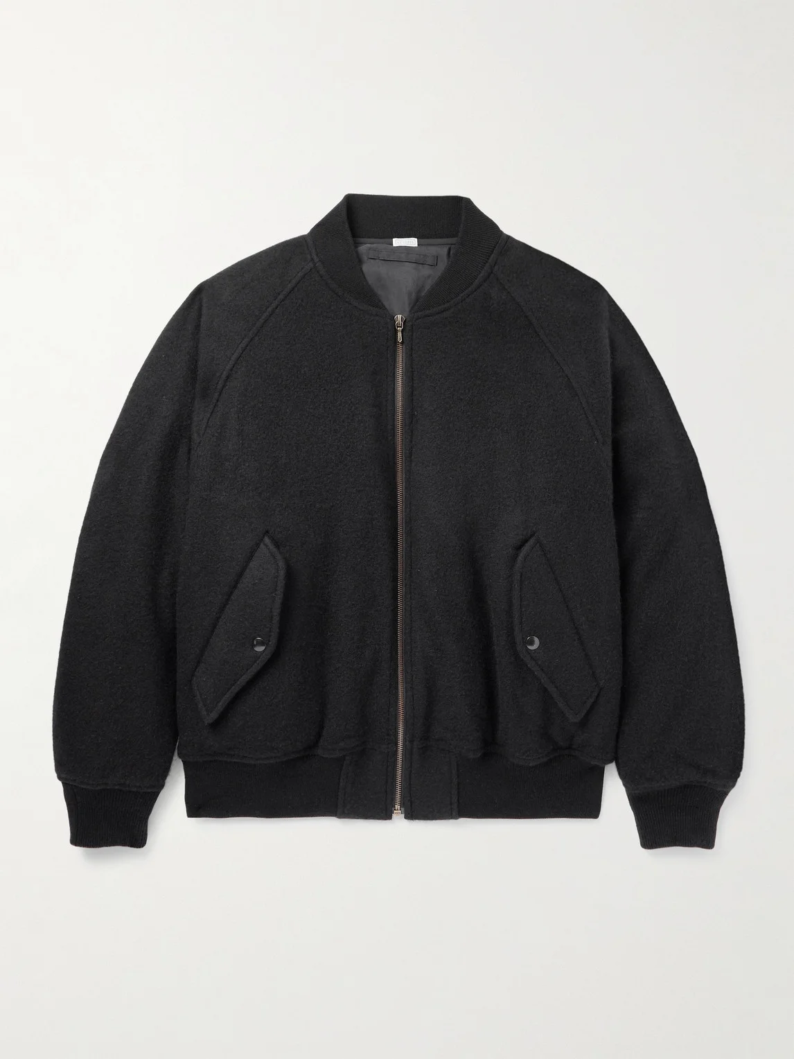 Padded Cashmere-Felt Bomber Jacket - 1