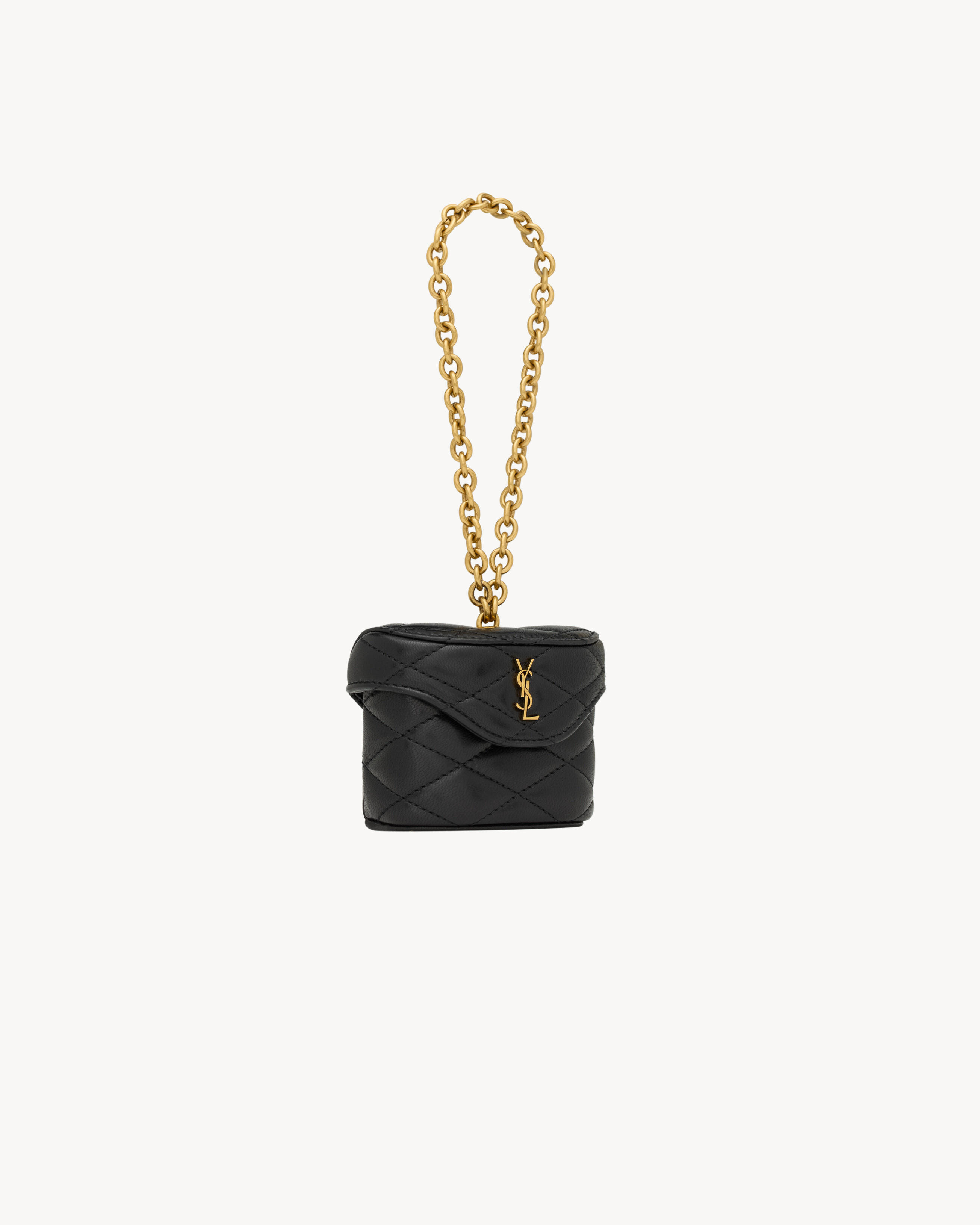 JUNE BOX BAG CHARM IN LAMBSKIN - 4