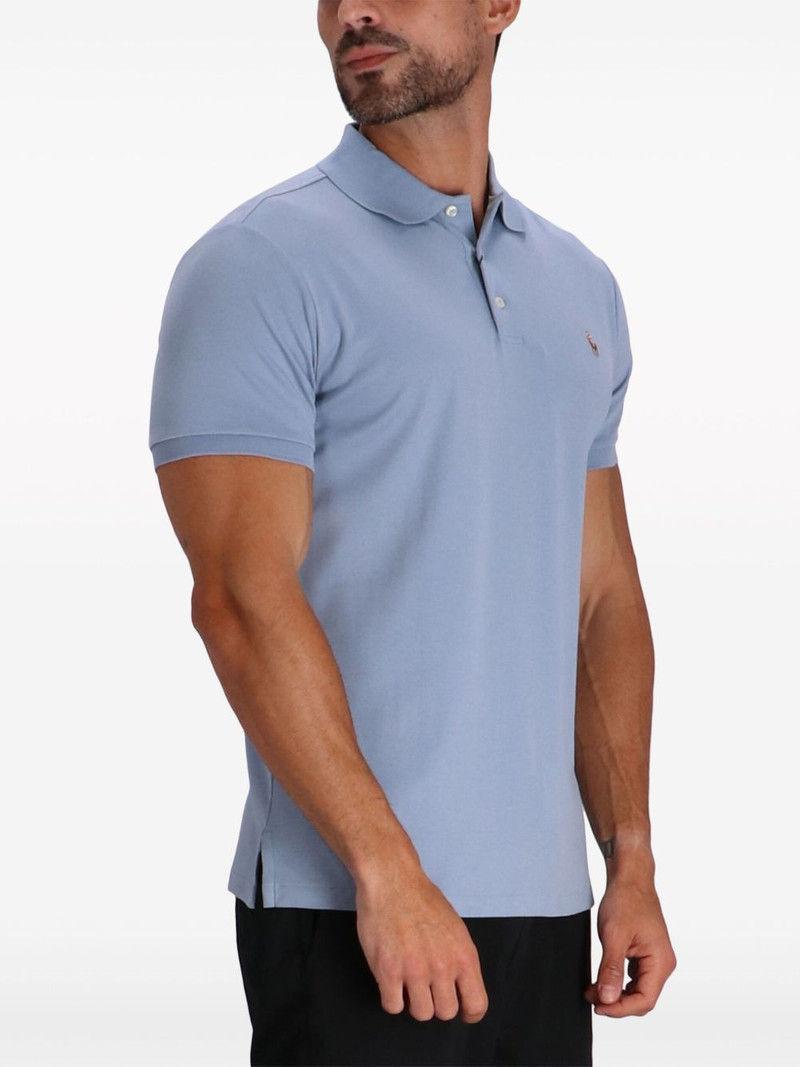 logo-embroidered cotton polo shirt 3