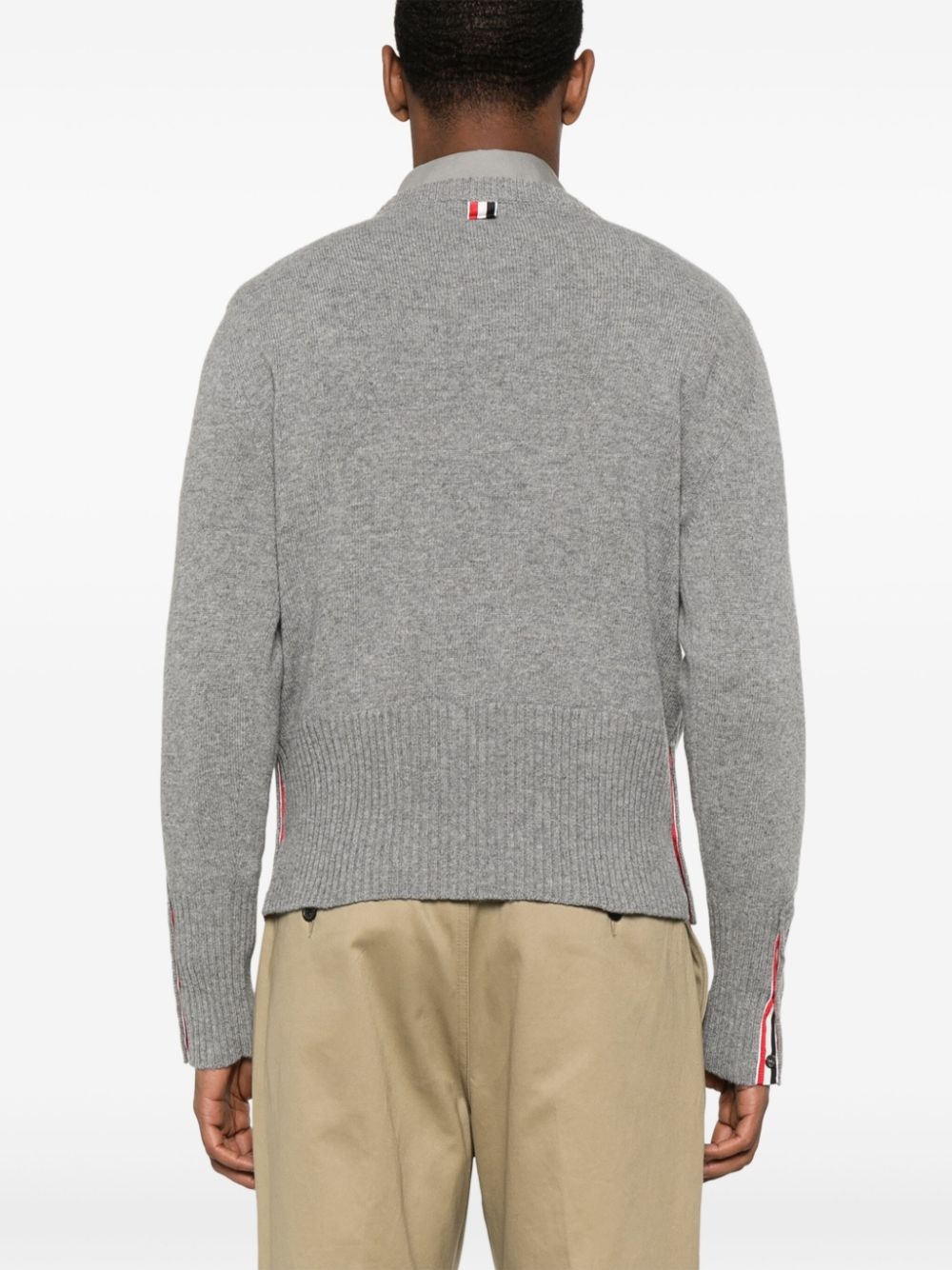 patterned-jacquard wool jumper - 4