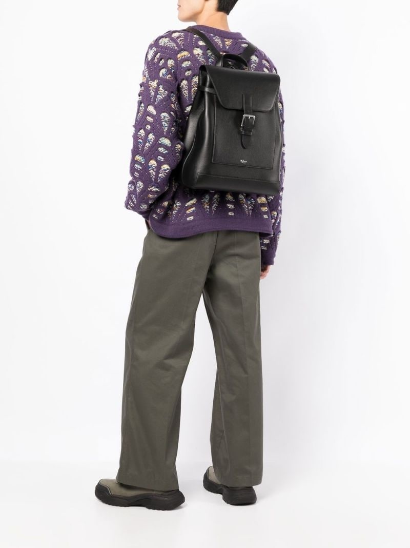 Chiltern logo-embossed backpack - 2