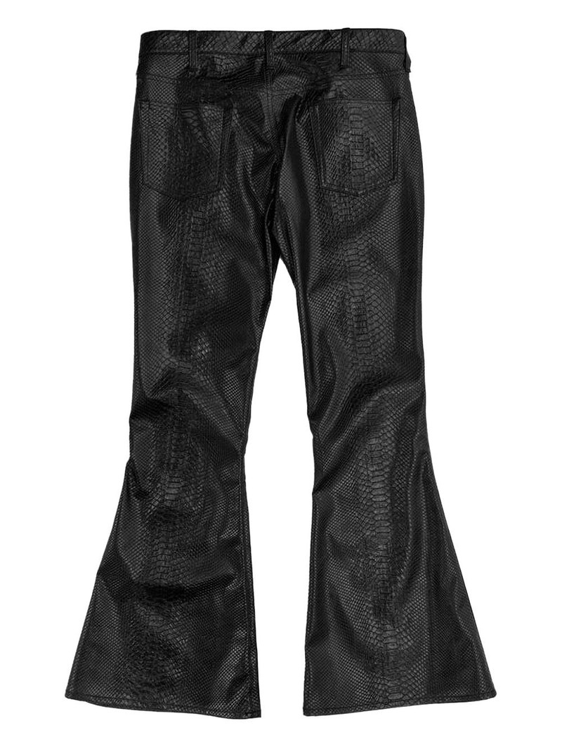 Junya Watanabe snakeskin-effect trousers outlook