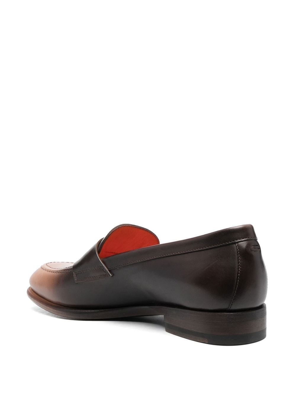 ombrÃ©-effect leather loafers - 3