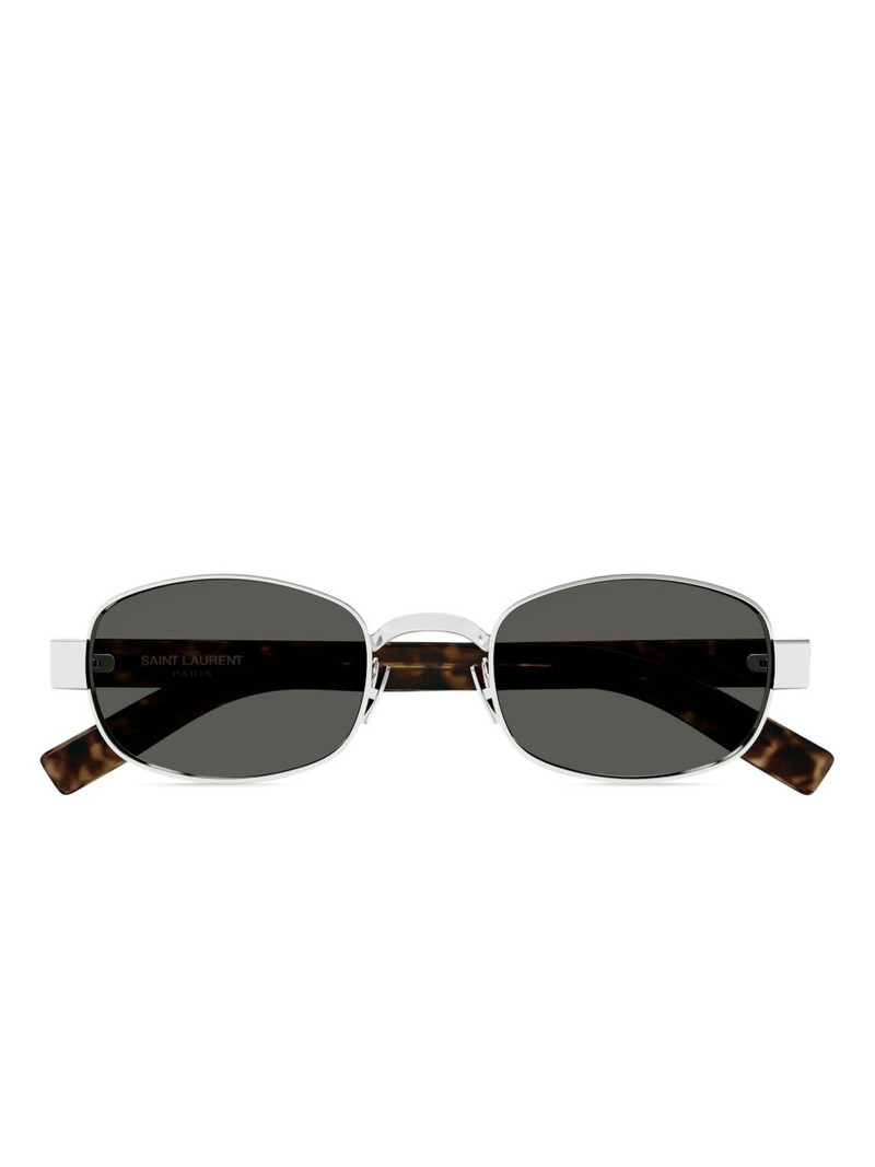 oval-frame sunglasses 1