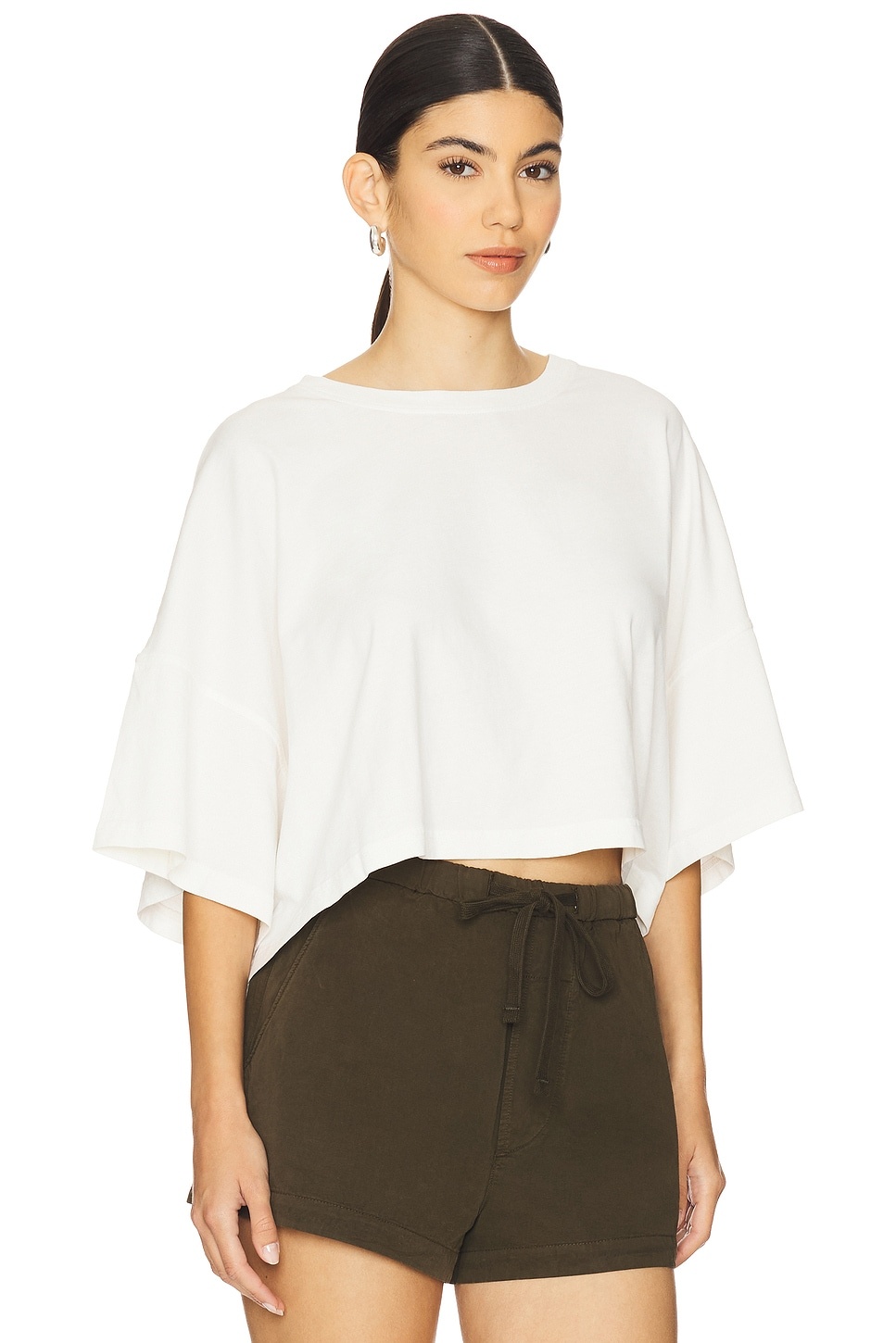 Crop Cape Tee - 2