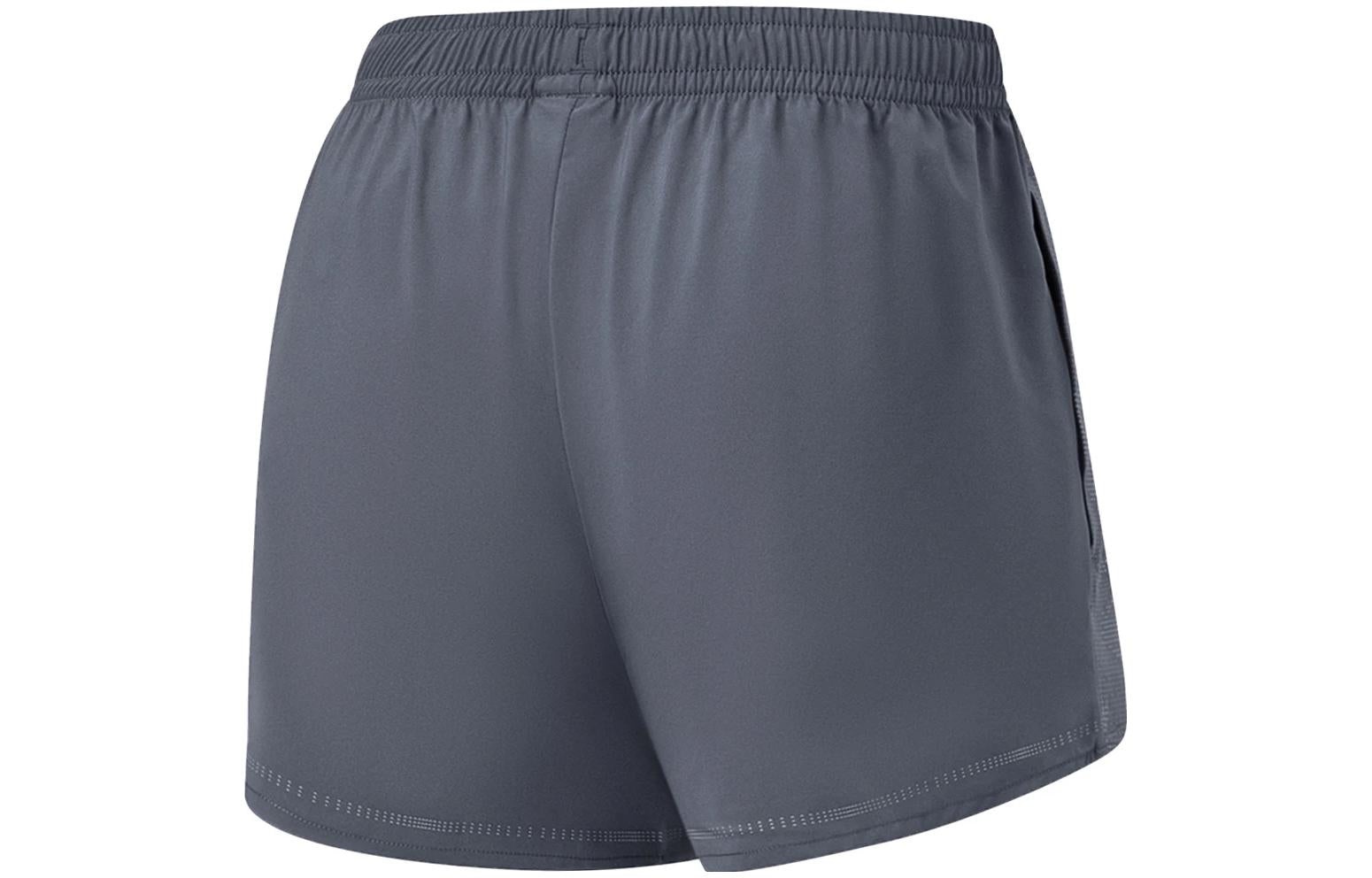 (WMNS) Li-Ning Logo AT DRY Running Shorts 'Dark Grey' AKST478-2 - 2