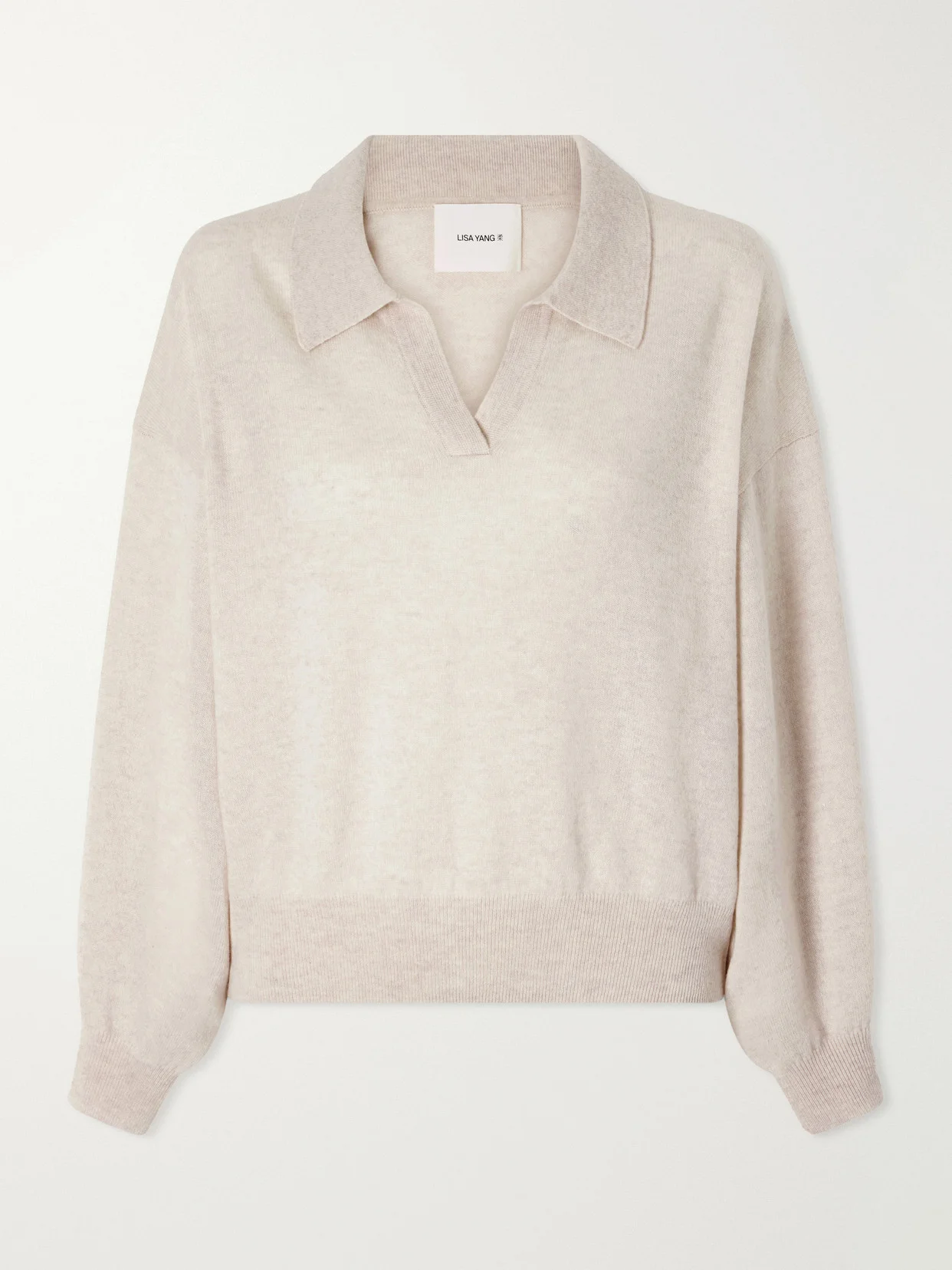 Katriel Cashmere Polo Sweater - 1
