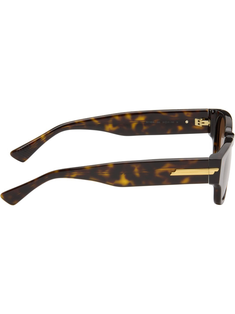 Bottega Veneta Brown Classic Panthos Sunglasses outlook