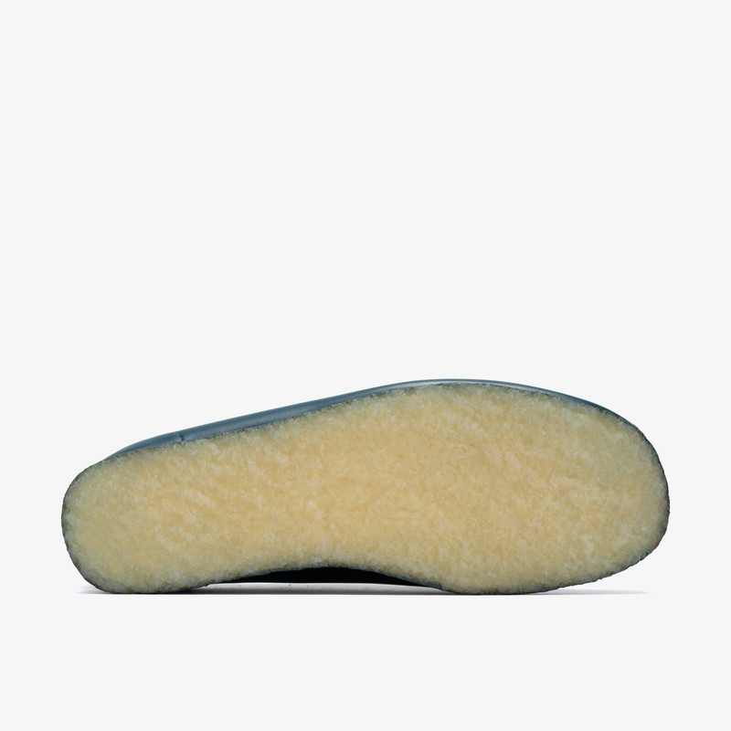 Wallabee Dark Teal Leather 3