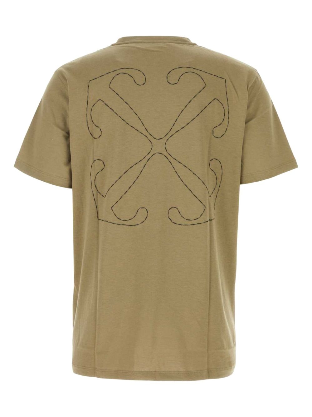 logo-embroidered cotton T-shirt - 2