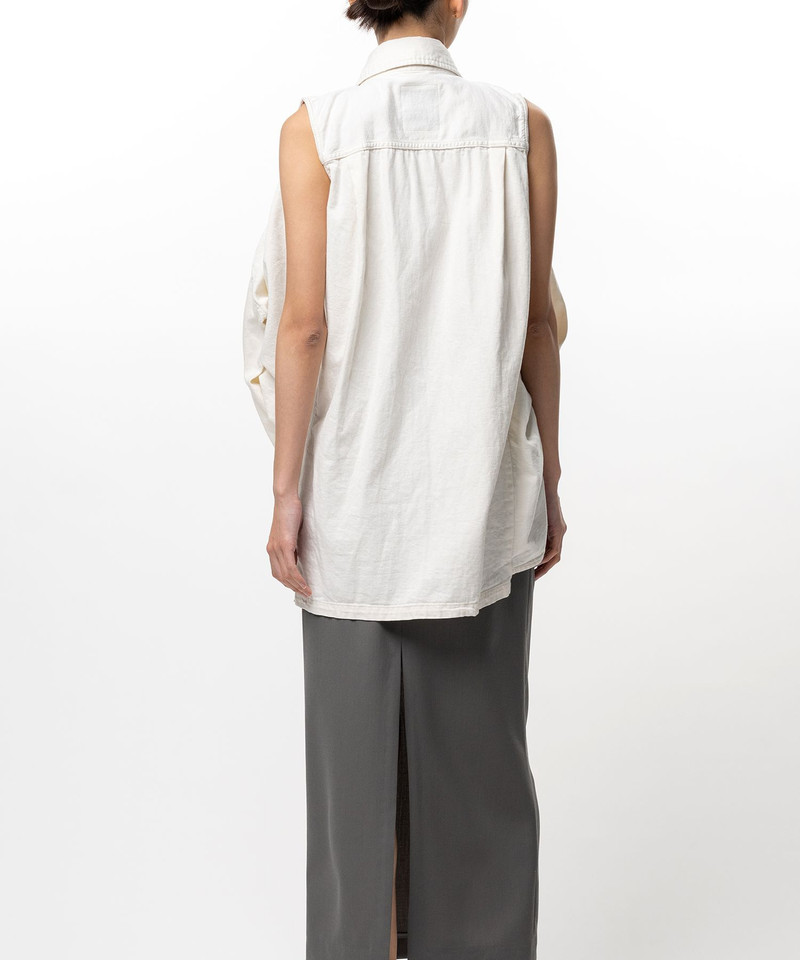 Vest Combined Denim Shirt 10