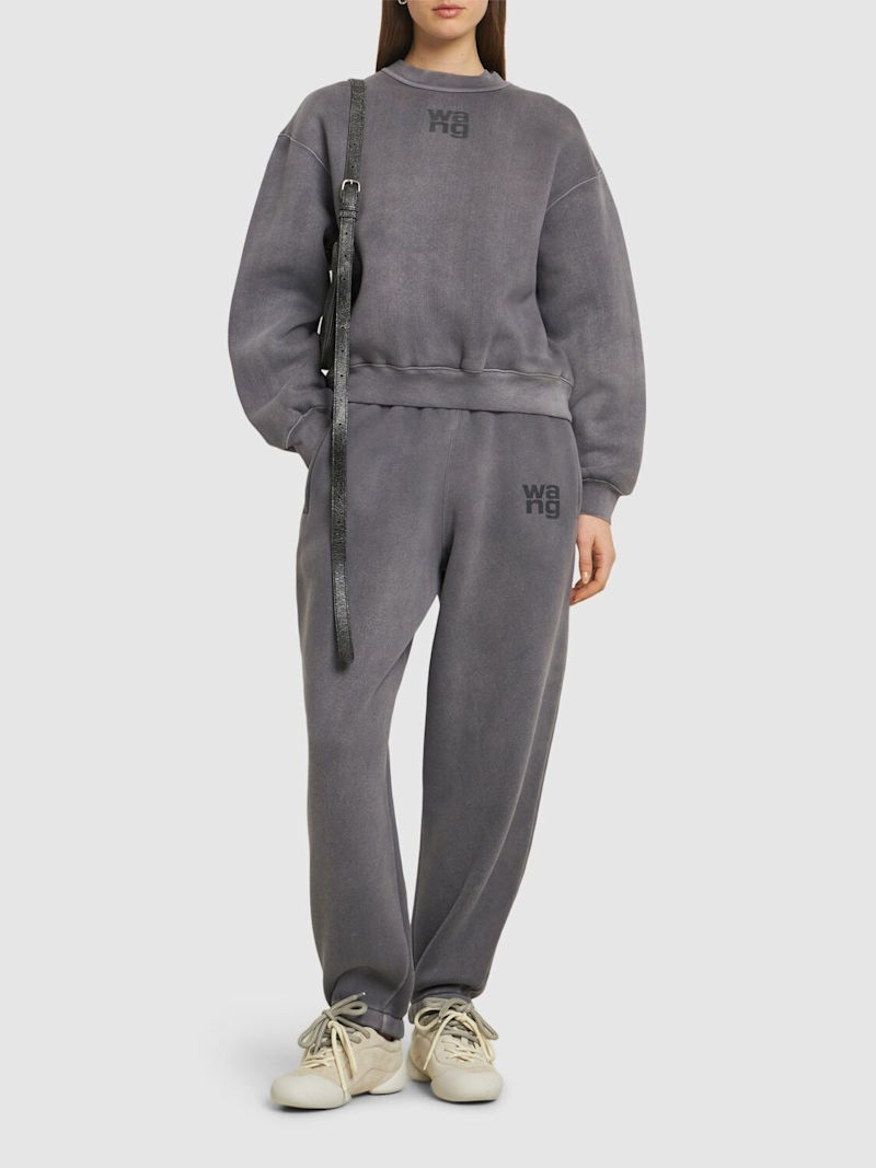 Alexander Wang Essential terry crew sweatshirt outlook
