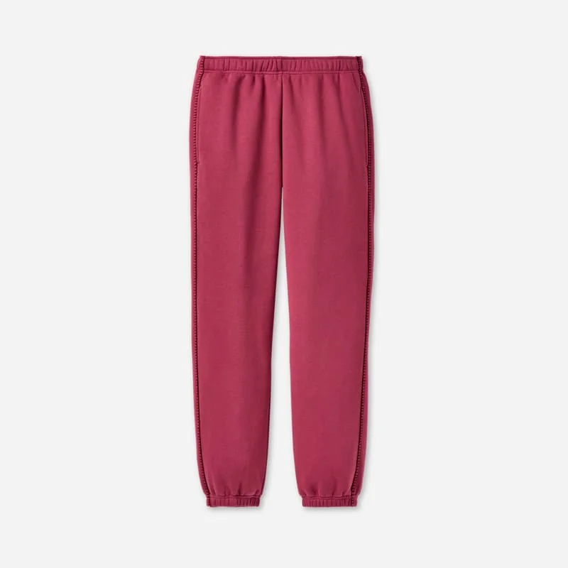 ® Women's Classic Sweatpant Cotton Blend/Recycled Materials Bottoms in Strawberry - 1